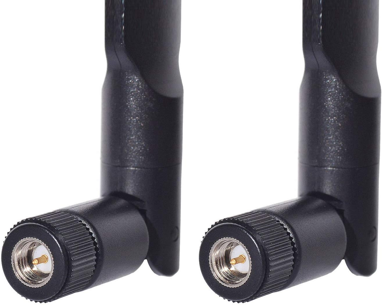 Bingfu Dual Band Wifi 2.4Ghz 5Ghz 5.8Ghz 8Dbi SMA Male Antenna (2-Pack) for Wireless Vedio Security IP Camera Recorder Surveillance Recorder Truck Trailer Rear View Backup Camera Reversing Monitor image number 3