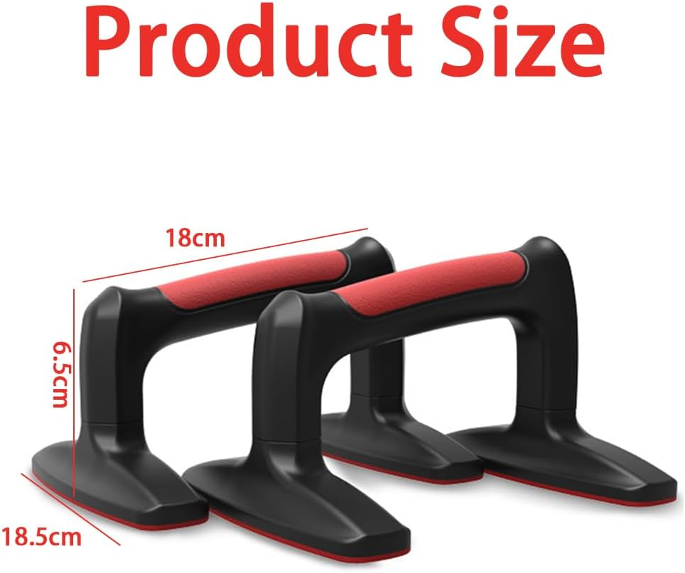 Portable Push up Bars, Non-Slip H-Shaped Push-Up Stand for Fitness Training, Gym Equipment with Anti-Slid Mat for Fitness, Gymnastics, Aerobics, Bodybuilding
