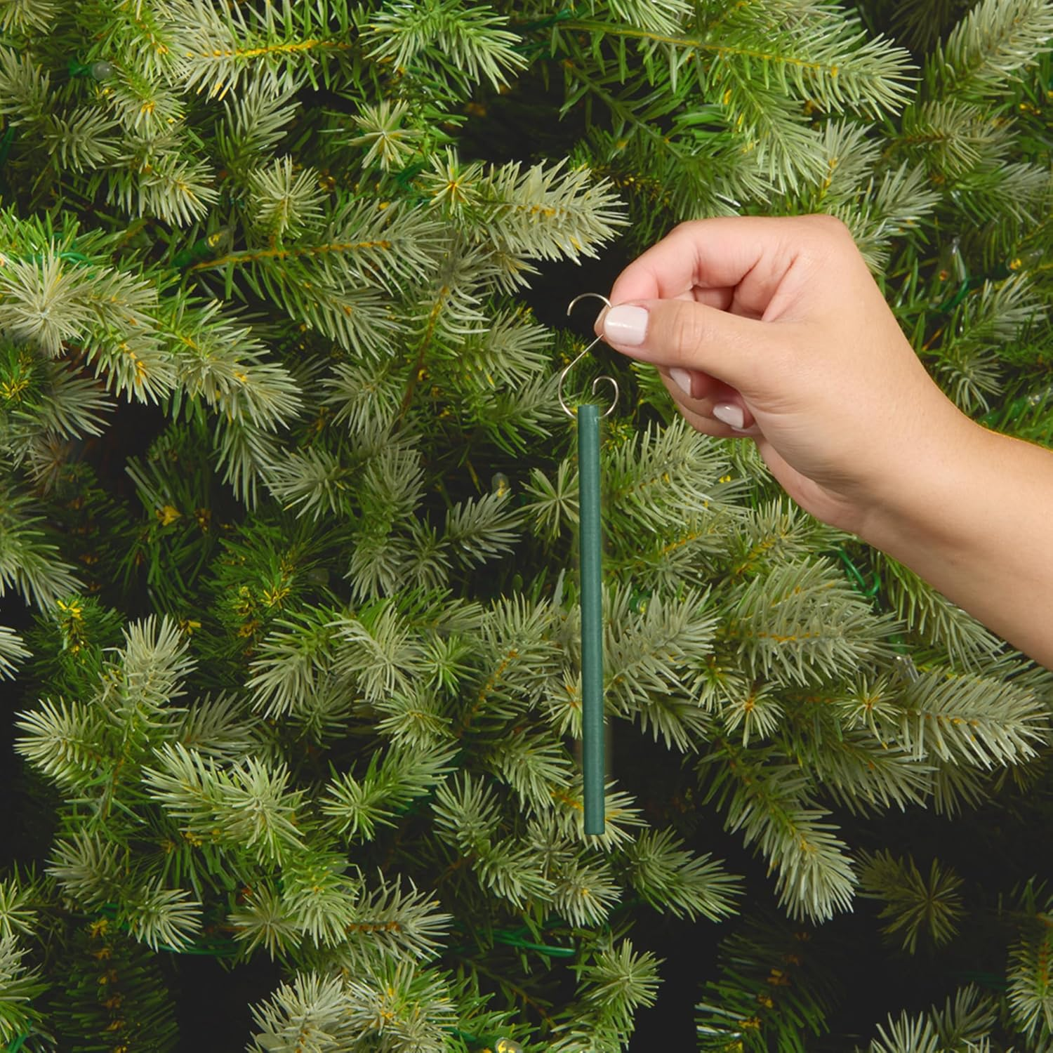 Scentsicles White Winter Fir Scented Christmas Tree Ornaments - 1 Bottle (6 Sticks Total) and 1 Bottle Scent Mister Spray (4 Oz) Multi Pack