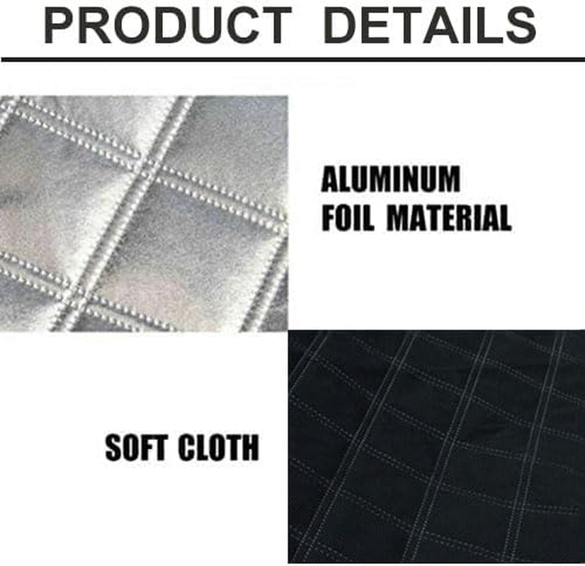 Windshield Snow Cover, Car Windshield Snow Ice Cover, 4 Layers Thick Windshield Protector from Sun, Fit for Standard Cars (72'' X 45.6 Inch) image number 4