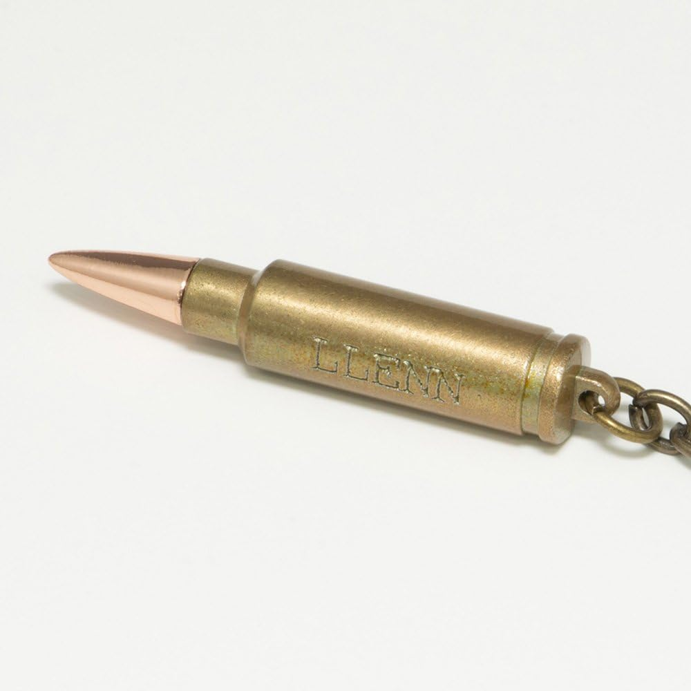 Sword Art Online Alternative Gun Gale Online GGO LLENN 5.7X28Mm Bullet Metal Keychain image number 3
