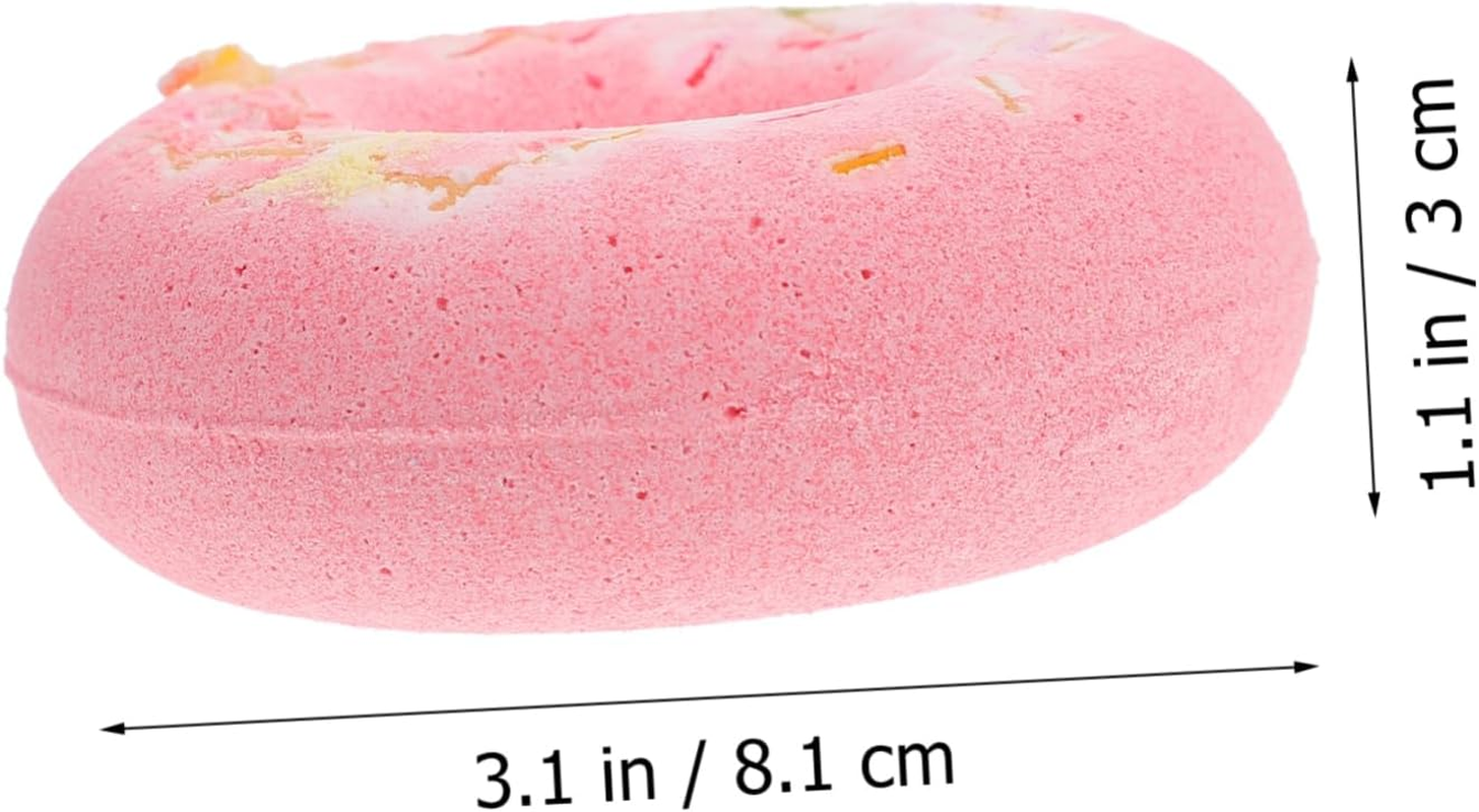 Hoement 4Pcs Lovely Bath Bubble Salt Bath for Relaxation and Skin Nourishment Color Aromatherapy Bathing For