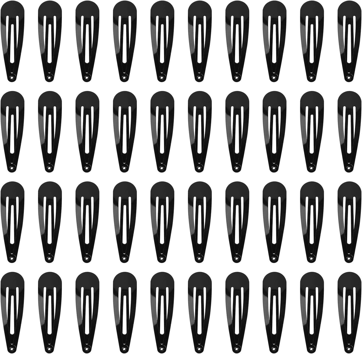 Betybedy 60 Pcs Hair Barrettes, Non-Slip Hair Clips, 5.1Cm Metal Hairpins Accessories for Toddlers, Girls, Kids, Teens, Women (15 Assorted Colours)