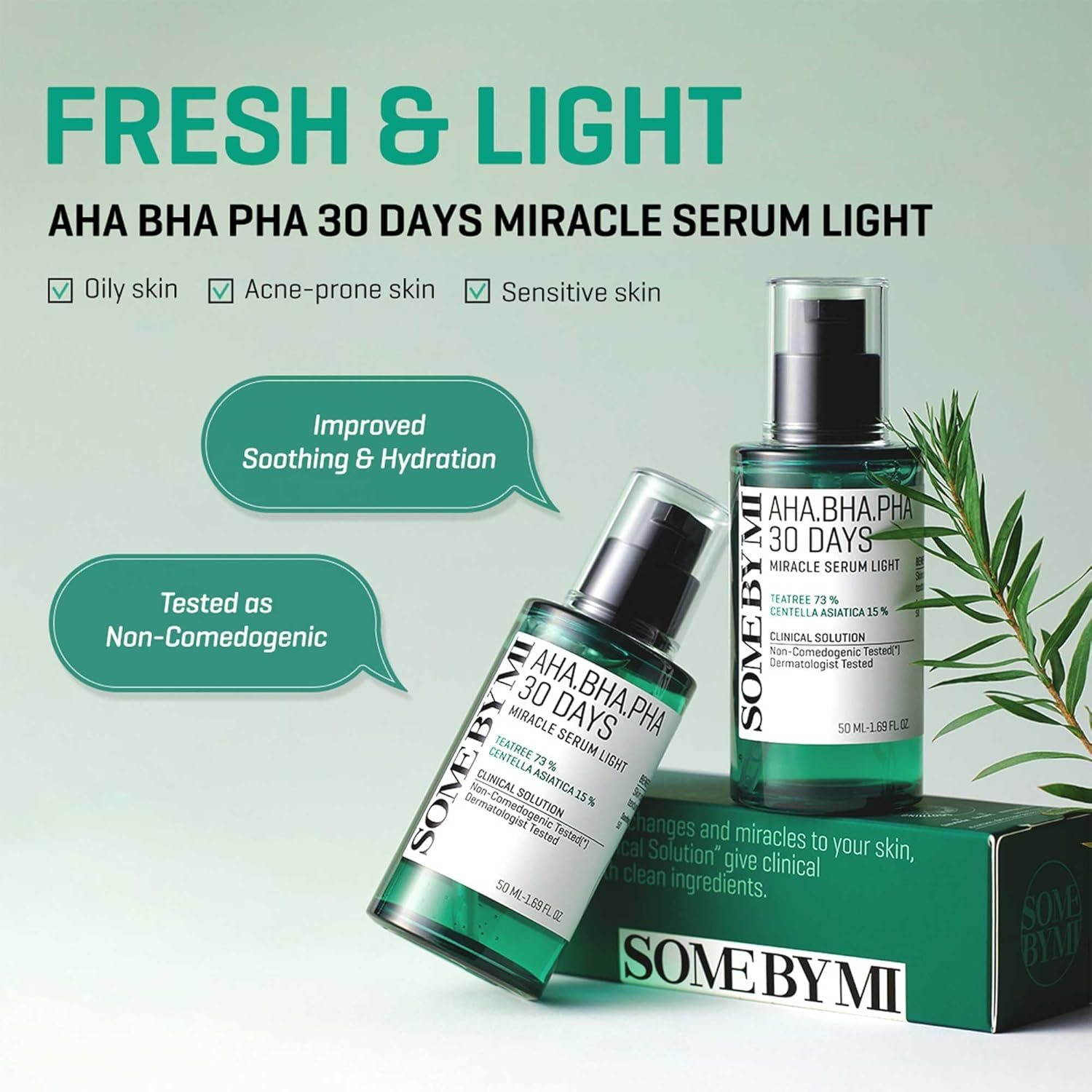 Some by Mi AHA, BHA, PHA 30 Days Miracle Light Serum 50 Ml image number 6