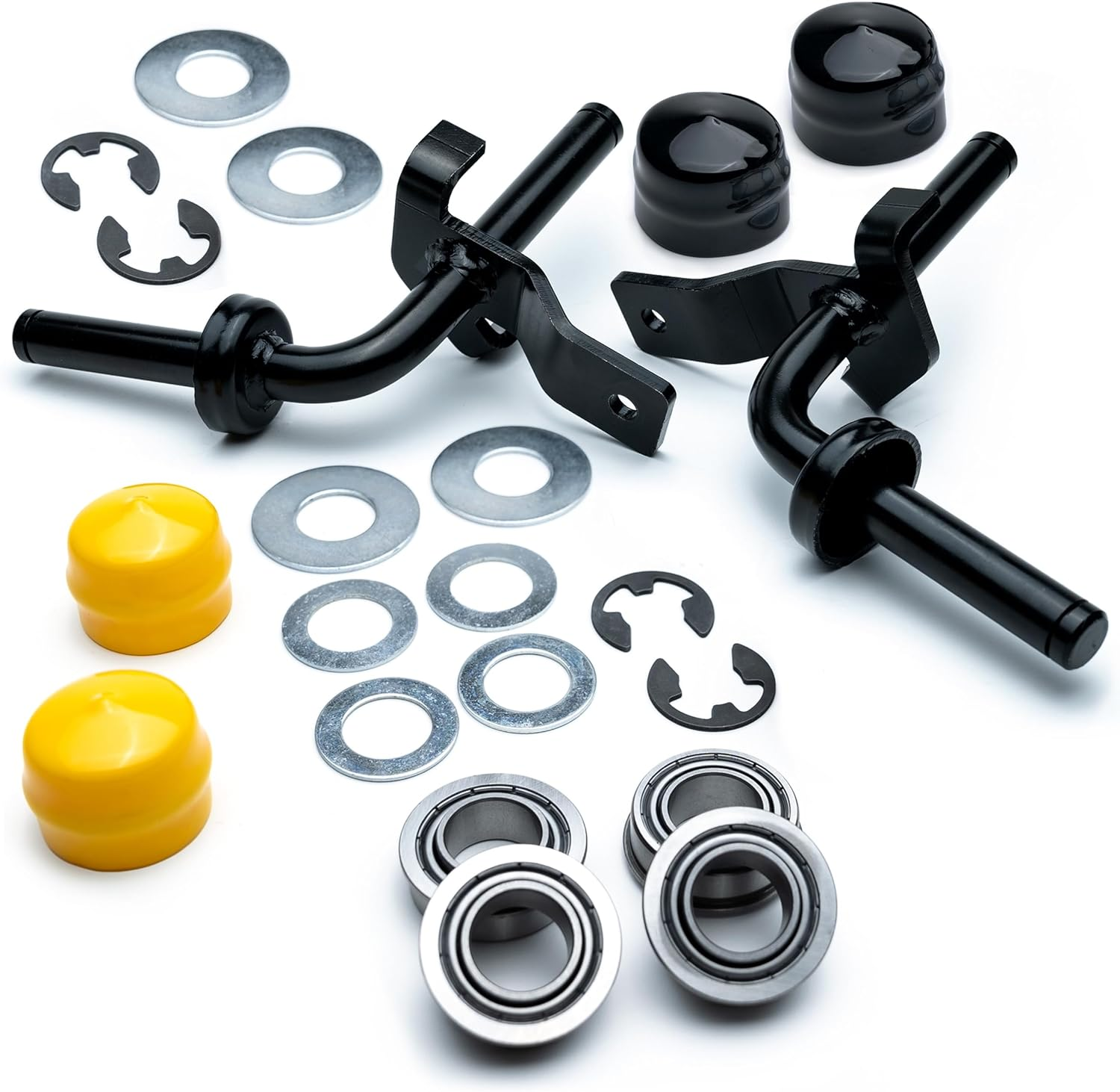 HD Switch GY22251 GY22252 Front Axle Steering Spindle, Wheel Bearing Kit for John Deere D100 D105 D110 D120 D125 D130 D140 D150 D155 D160 D170 X105 X115R X125 X135R X140 X145 X155R X165 107H 107S 92H image number 2