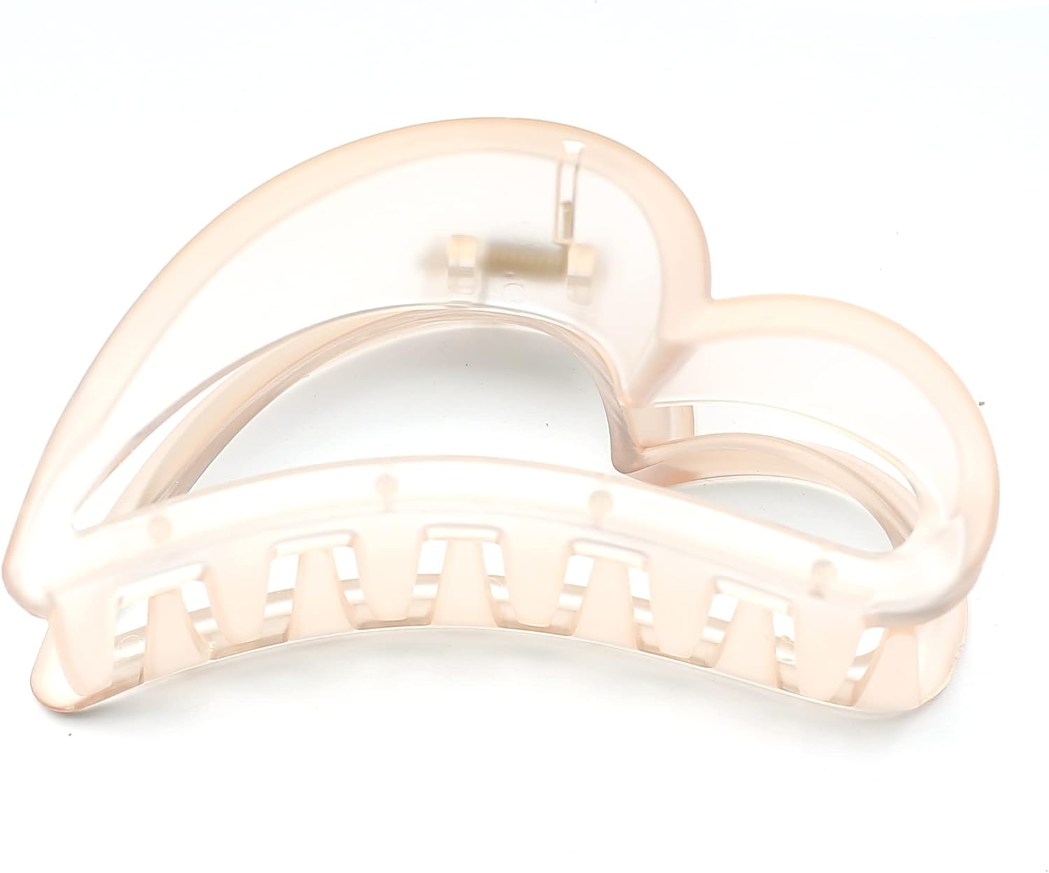 Large Love Hair Clip Beautiful Women'S Hair Clip Headpiece Elegant Hair Accessory (Light Orange)