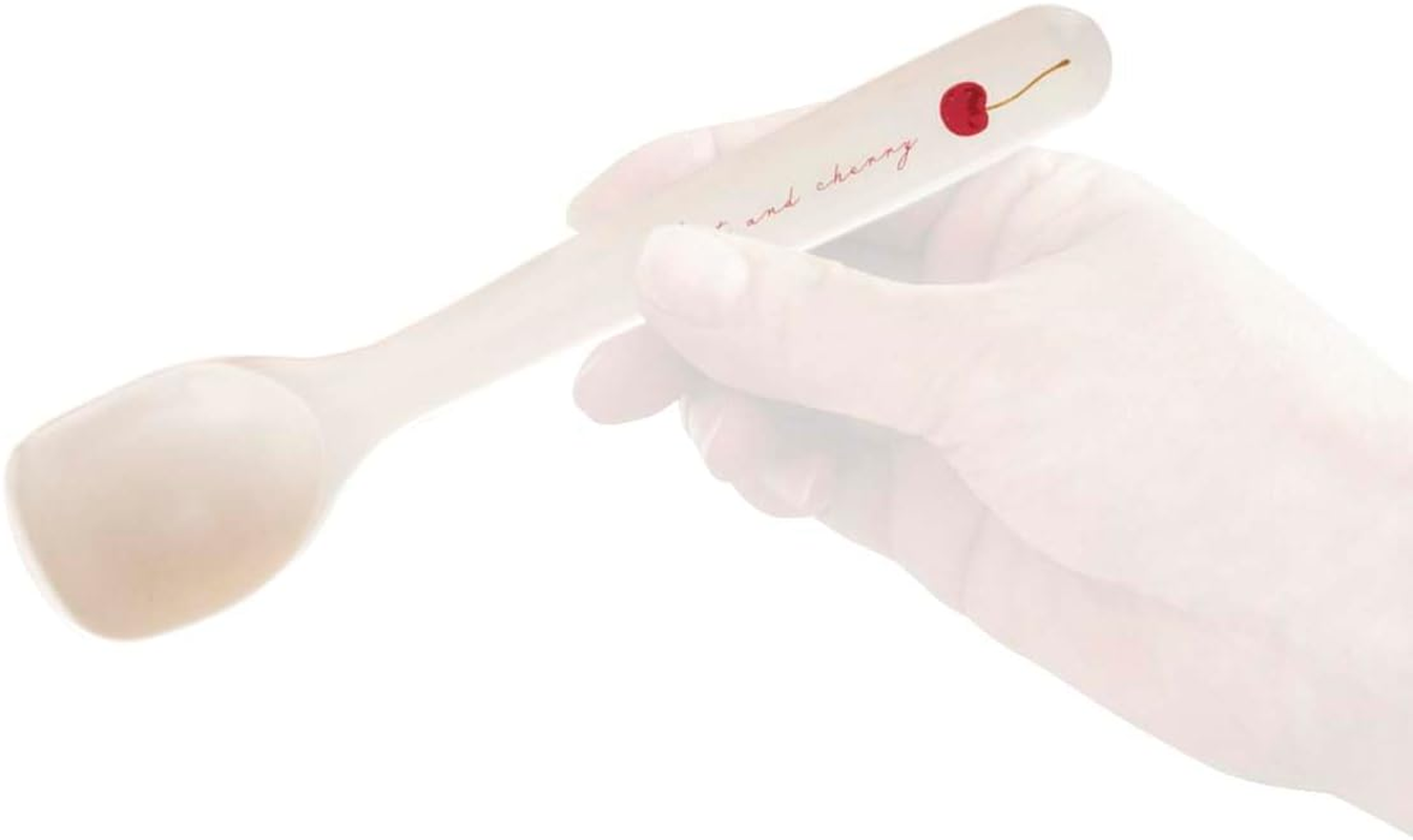 Skater CSOP1AG-A Antibacterial Soup Spoon Case Set Dot & Cherry PK Made in Japan 6.3 Inches (16 Cm) - Bowl Shape image number 3