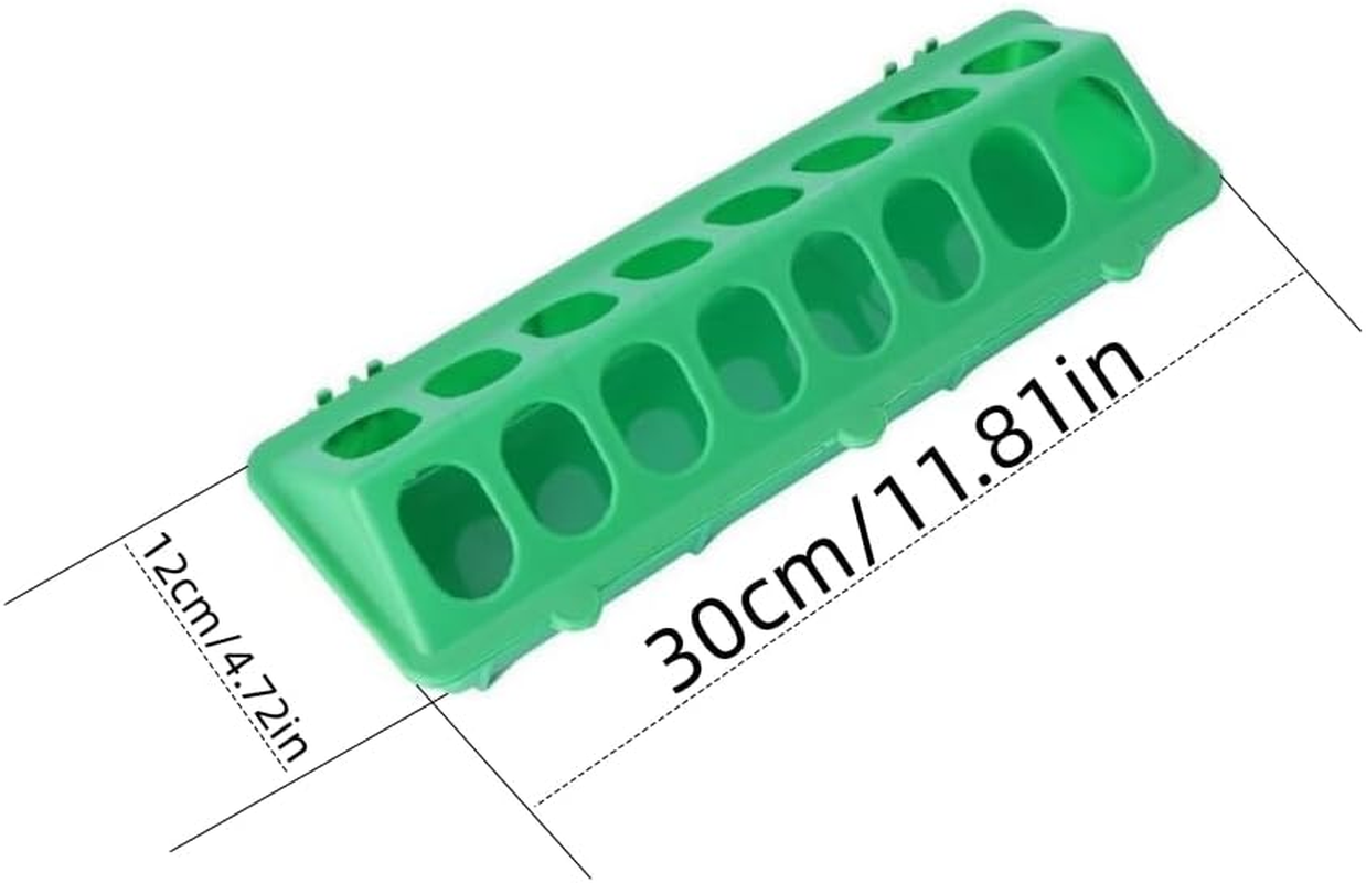 Bird Feeder & Drinker, Chick Feeder Plastic Chicken Feeder No Waste Spill Proof for Birds Small Poultry,Easy-Fill Plastic Dispenser with Hinge Opening, Ideal for Aviary image number 2