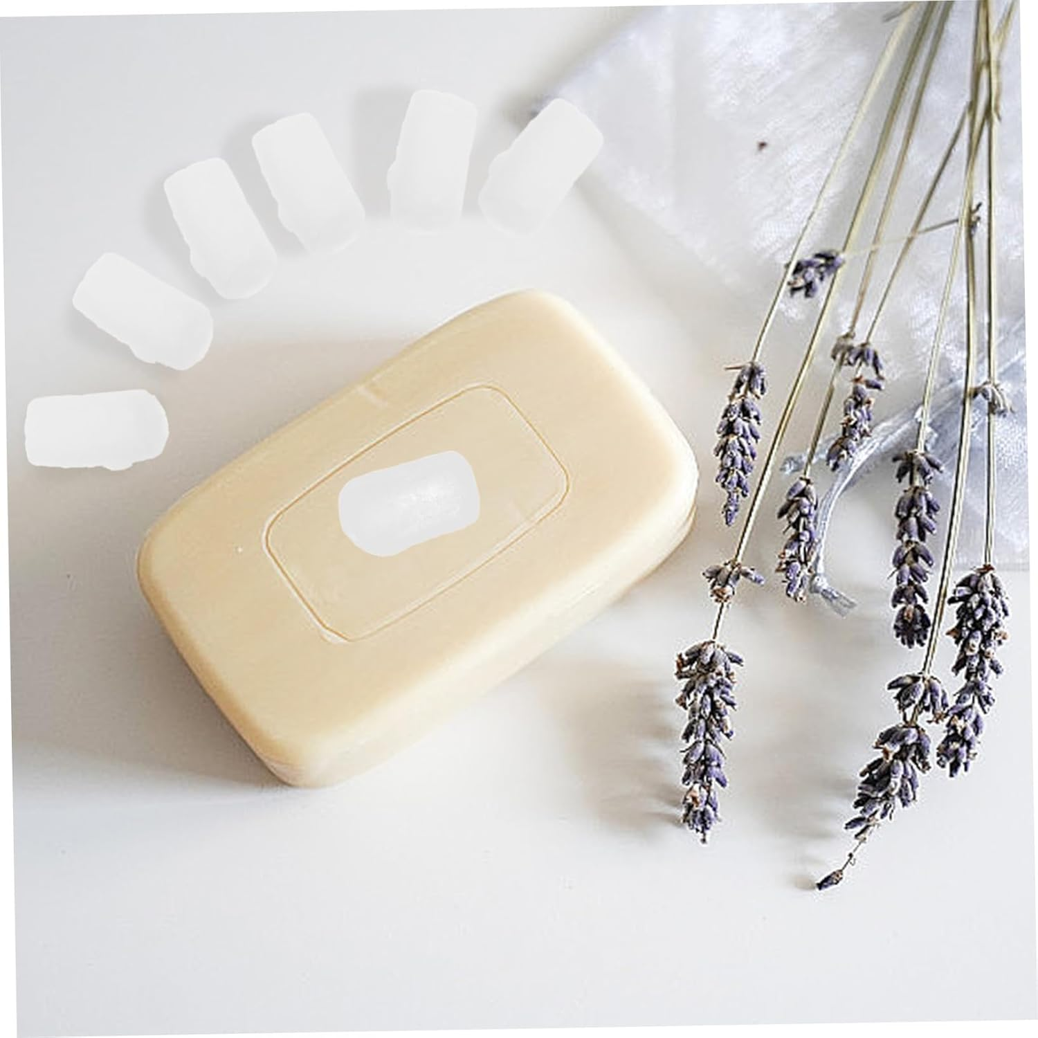 VINTORKY Clear Handmade Soap Base for DIY Soap Making Suitable for Custom Fragrance and Pigment Additions image number 1