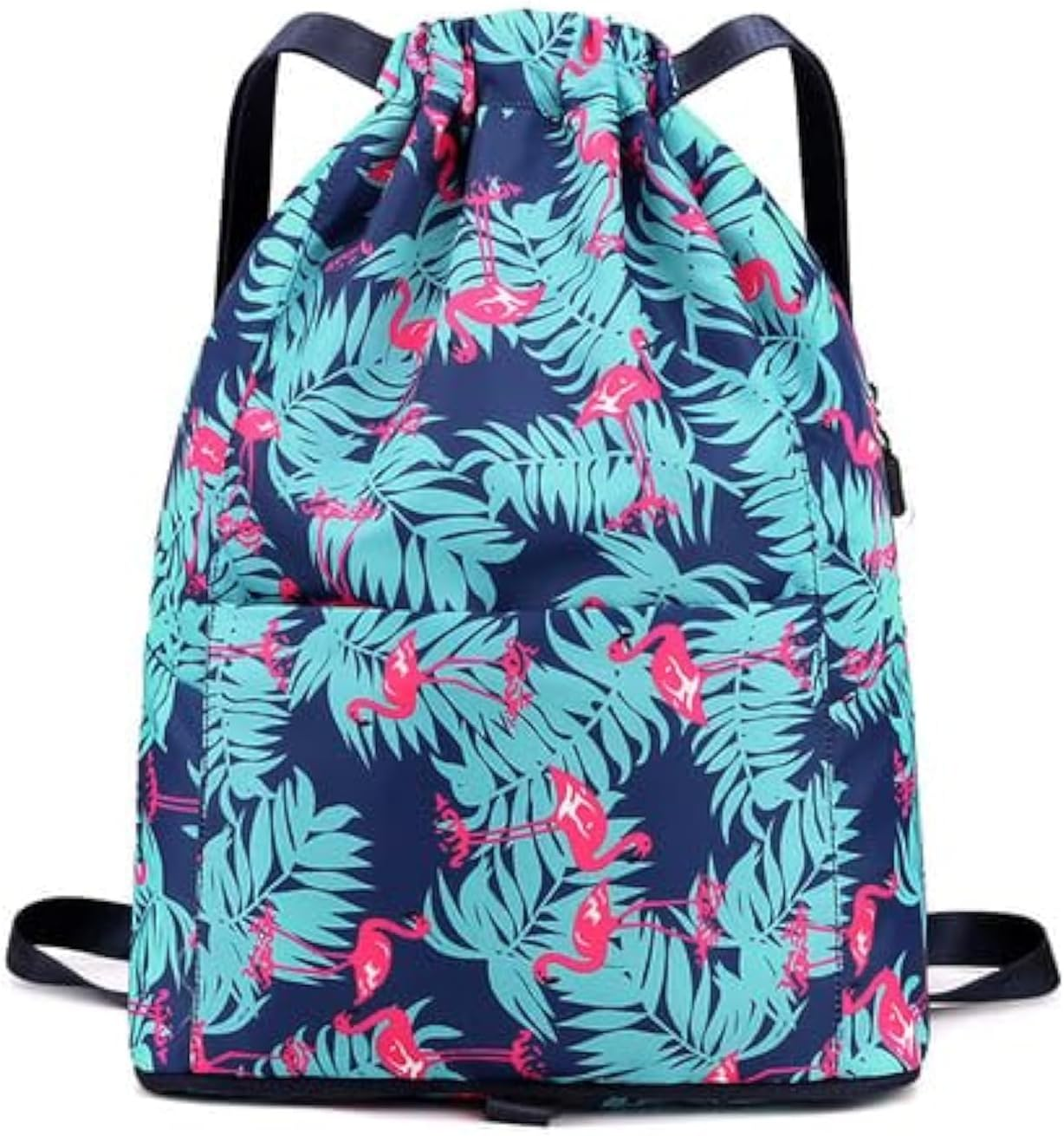 Sofarefinish Drawstring Foldable Large Capacity Travel Sports Backpack, Drawstring Foldable Backpack image number 4