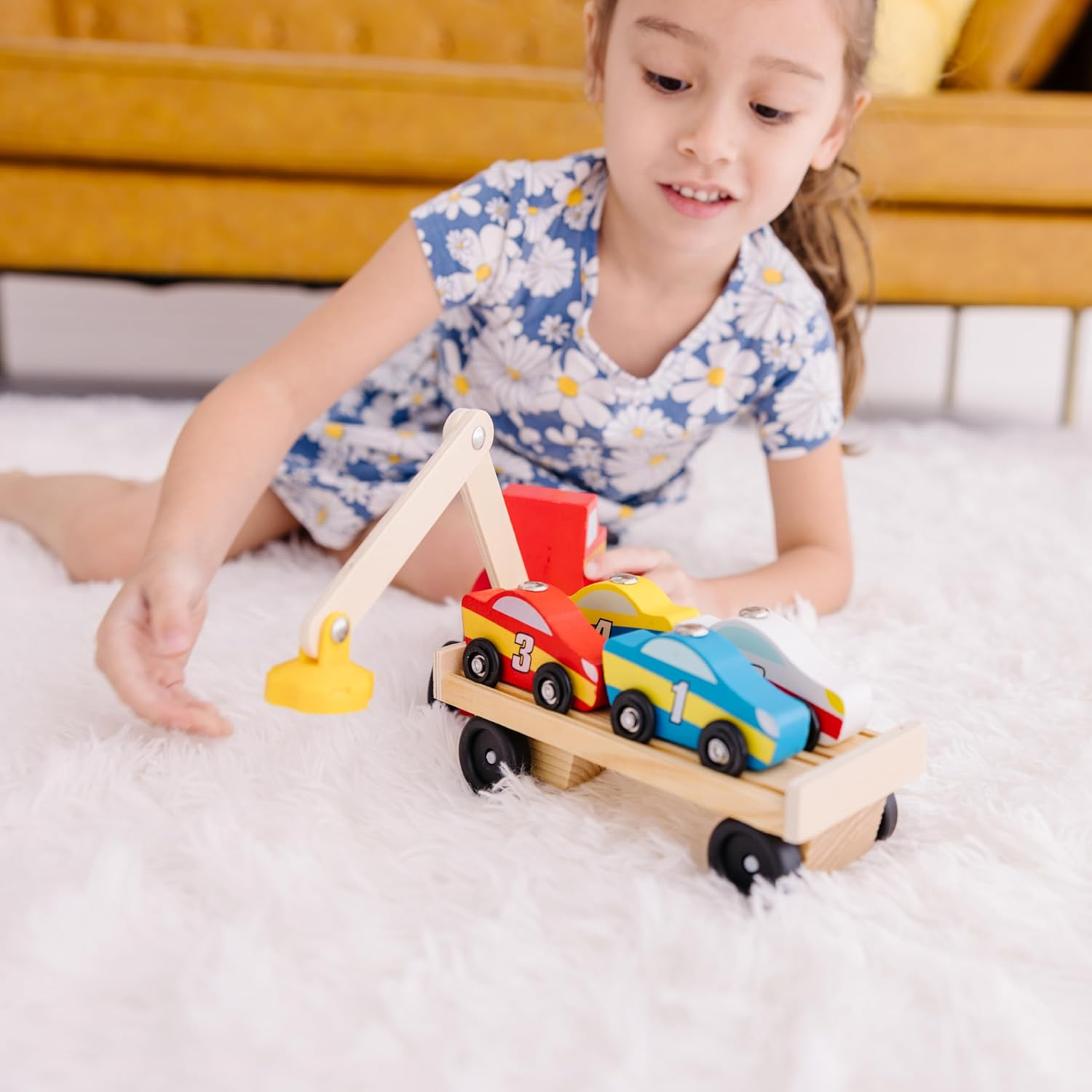 Melissa & Doug - Magnetic Car Loader image number 4
