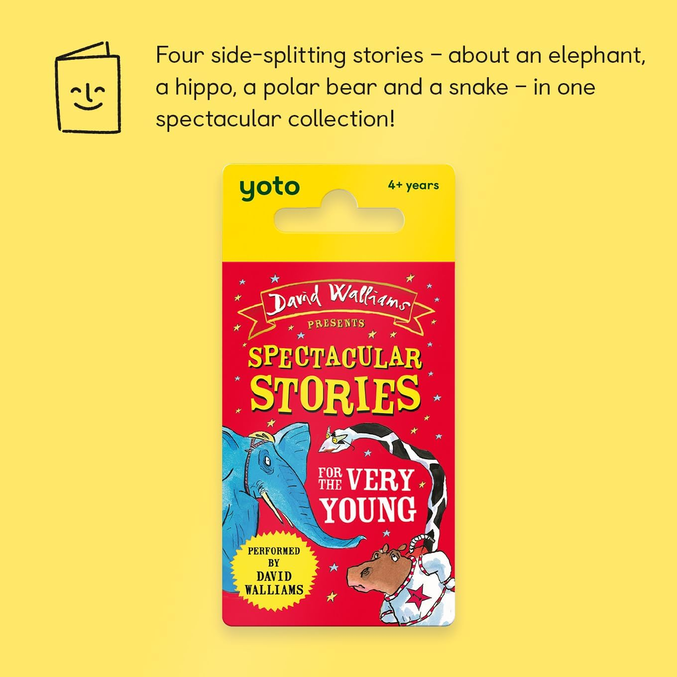 Yoto Spectacular Stories for the Very Young by David Williams &ndash; Kids Audio Card for Use with Player & Mini All-In-1 Audio Player, Fun Screen-Free Listening for Playtime Bedtime & Travel, Ages 4+ image number 6