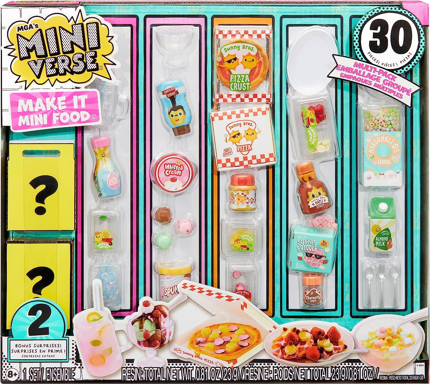 Mga'S Miniverse Make It Mini Food Multipack - DIY Playset with UV Light, Replica Ingredients, and Resin Play - Not Edible - Suitable for Kids Ages 8+ image number 4