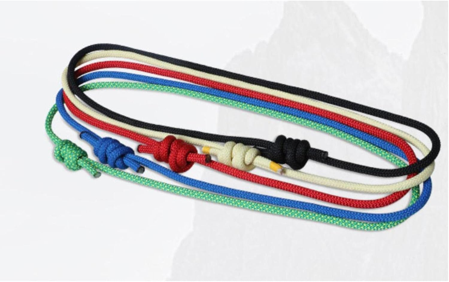 Amagogo Multipurpose 6Mm Prusik Cord Equipment Knot Rope Wear Resistance Rope 120Cm Length Tie down Rope Utility Cord for Climbing Hiking image number 2