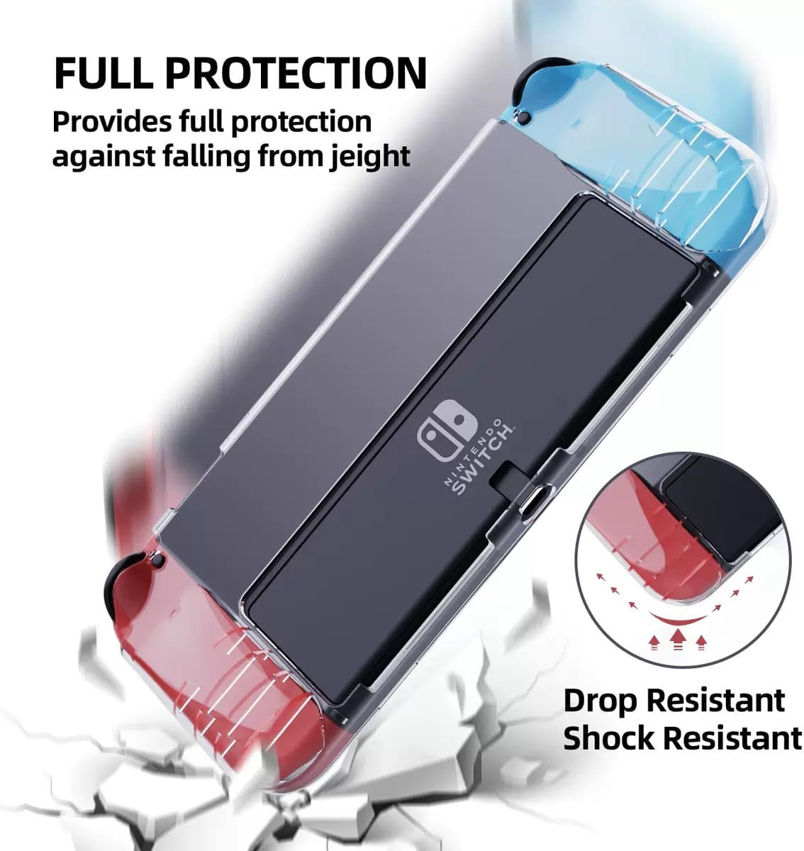 Carrying Case for 2025 Nintendo Switch 2,Large Capacity Storage Bag with 20 Game Card Slots,Hard Portable Travel Case with Switch 2 Protective Case and 2 Screen Protector image number 6