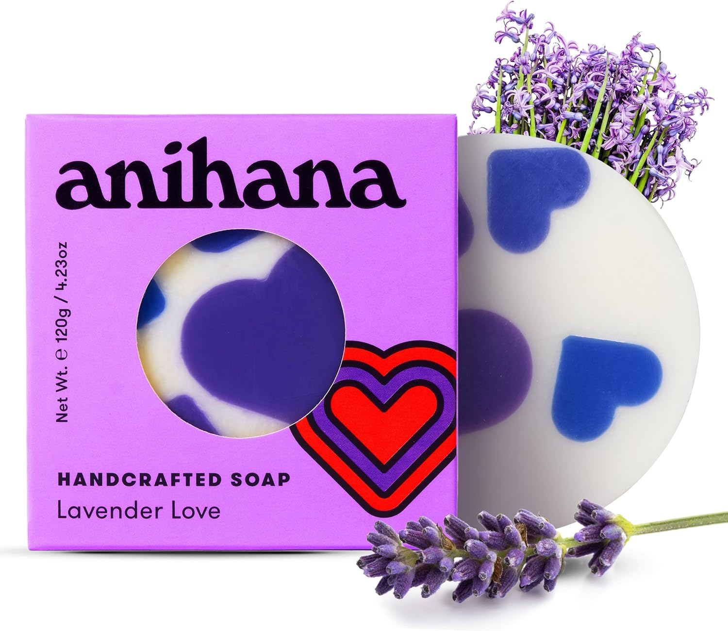 Anihana Lavender Soap Bar 120 G image number 2