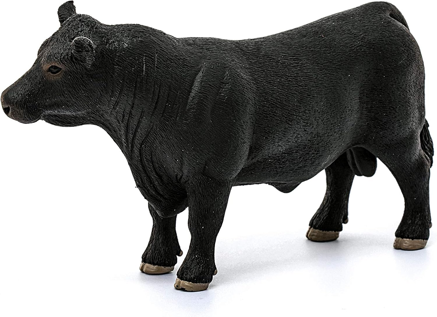 Schleich Farm World, Realistic Animal Toys for Kids Ages 3 and Above, Black Angus Bull Cow Toy Figure image number 4
