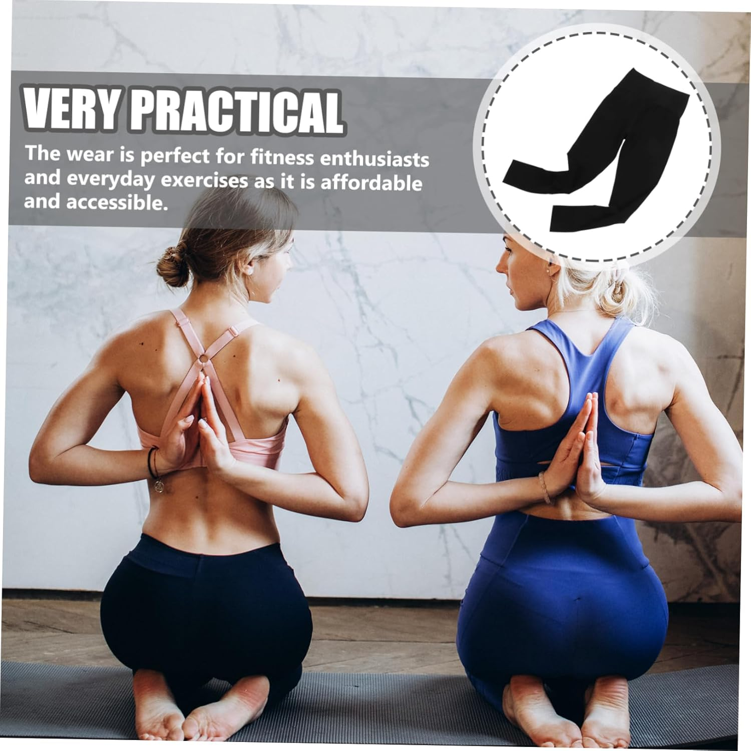 Baluue Maternity Compression Leggings over the Belly for Pregnancy Washable Yoga Pants for Daily Activities Comfortable and Versatile Maternity Wear image number 2