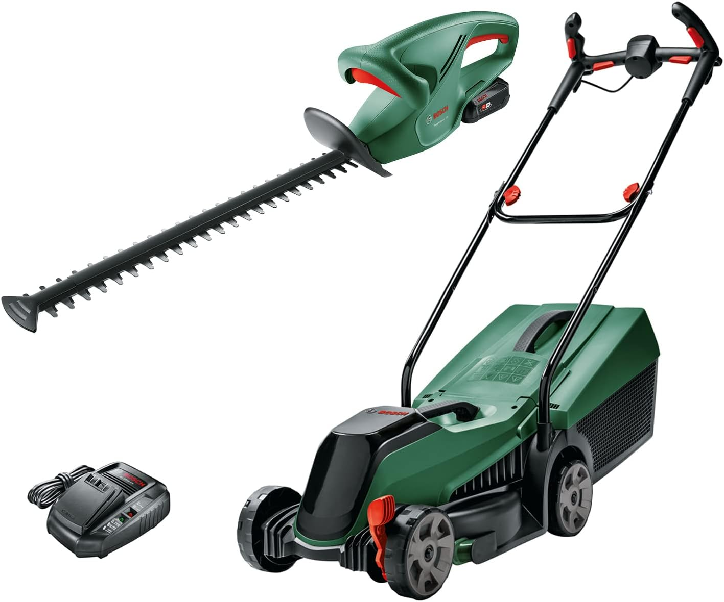 Citymower 18 (Baretool) Forest Green & Easyhedgecut 18-45 (Baretool) Forest & 4Ah Battery + Fast Charger image number 6