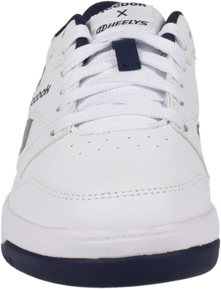 Heelys Men'S Reebok Bb4500 Low Wheeled Heel Shoe, White/Grey/Navy, 13 image number 2