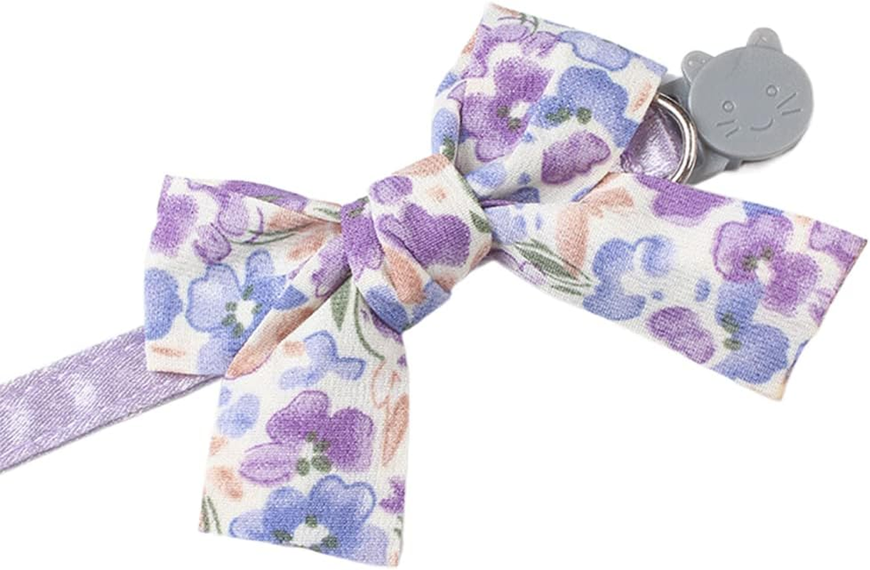 Yiwong Flower Cat Collar, Dog Collar with Bell, Bow Tie Cat Collar, Collar with Bow Tie and Safety Buckle with Choking Protection