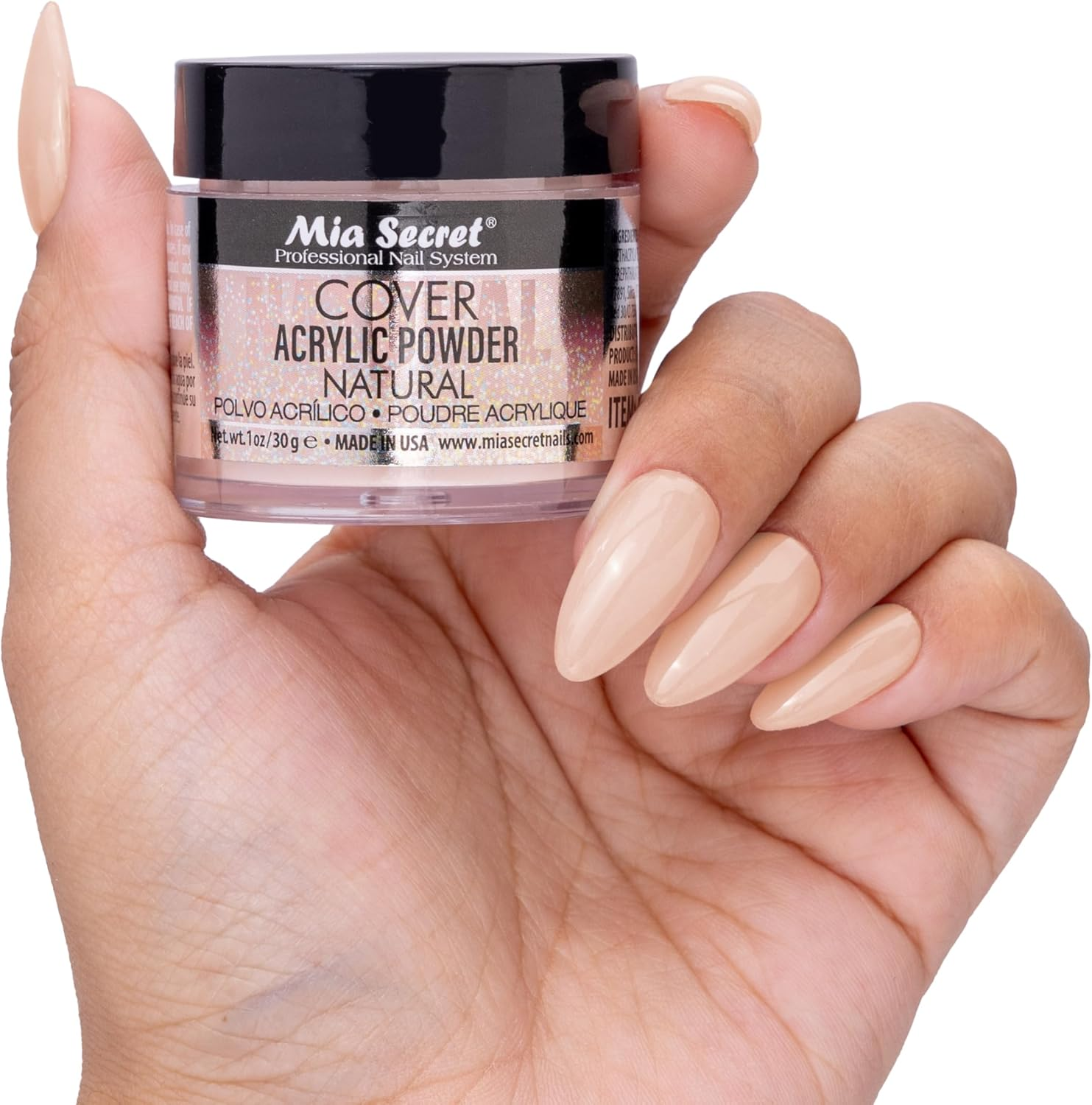 Mia Secret Acrylic Powder Cover Natural 1 Oz. image number 7
