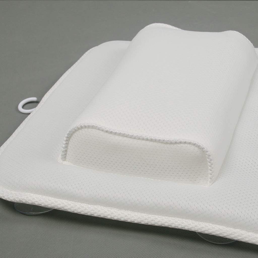 Full Body Spa Bath Pillow Cushion, Bathtub Cushion Mattress with 10 Large Non Slip Suction Cups, Comfort Head Rest and Back & Tailbone Support image number 4