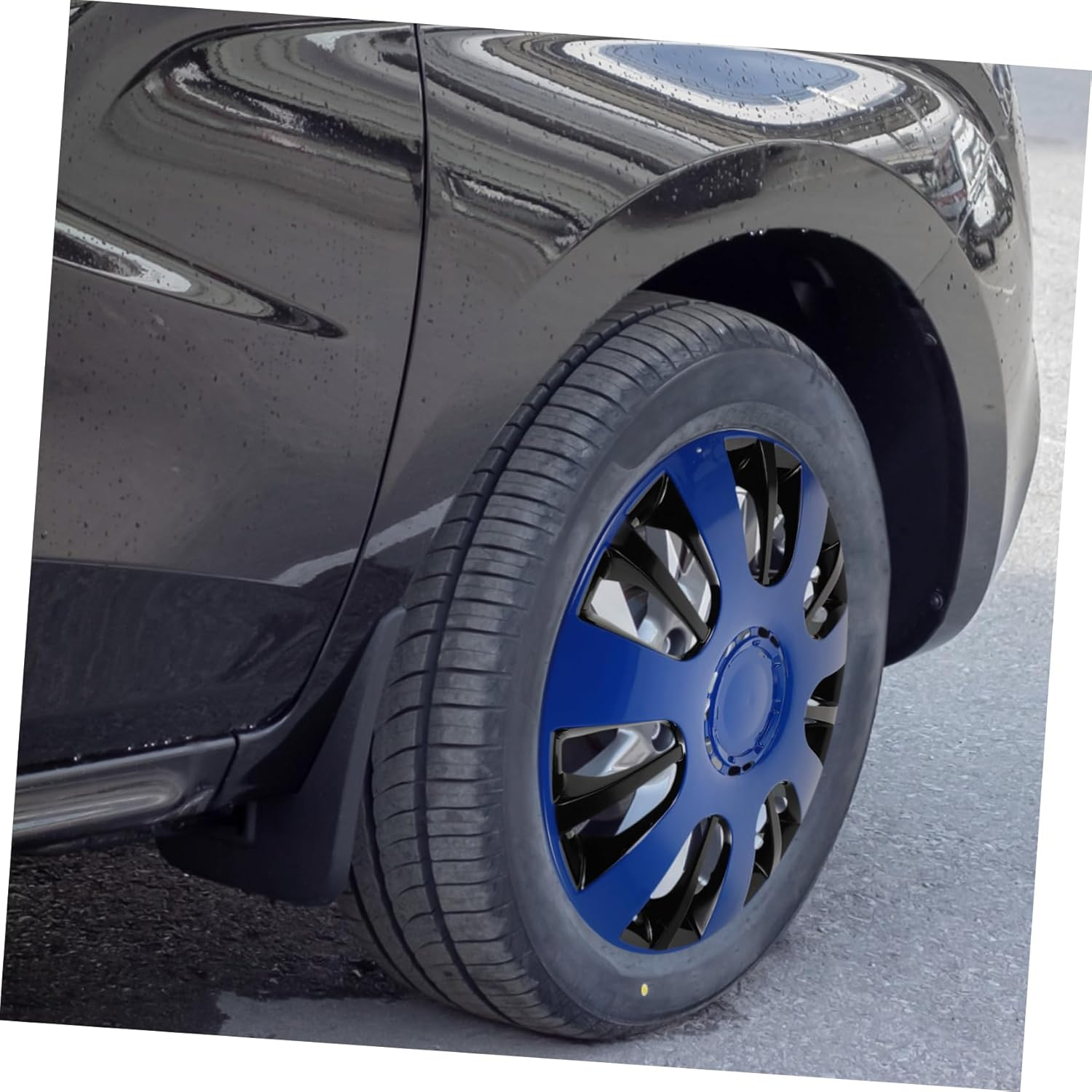 MOLUCKFU Automotive Wheel Cover Rim Protector for Cars Pickup Trucks Suvs Sleek Design Comprehensive Rim against Scratches Debris image number 2