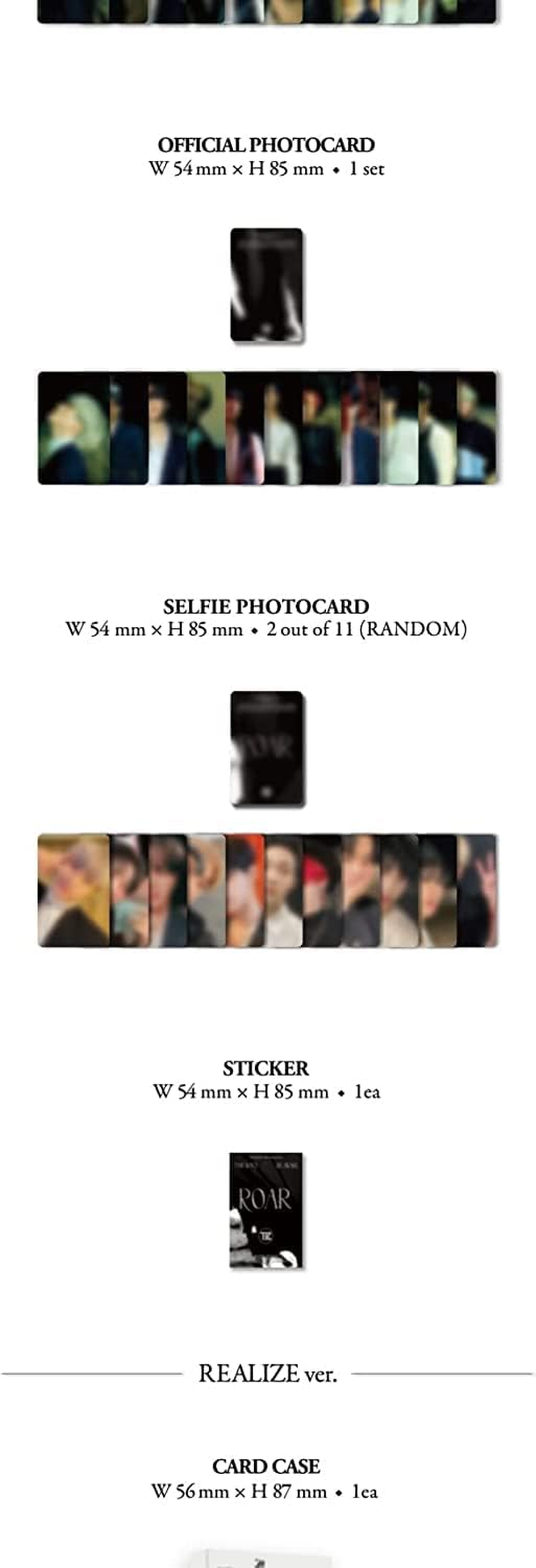 The Boyz BE Awake Roar 8Th Mini Album Platform Version Card Case+Mini QR Type Card+Official Photocard+Selfie Photocard+Sticker+Tracking Sealed (Random) - Reason Version image number 4