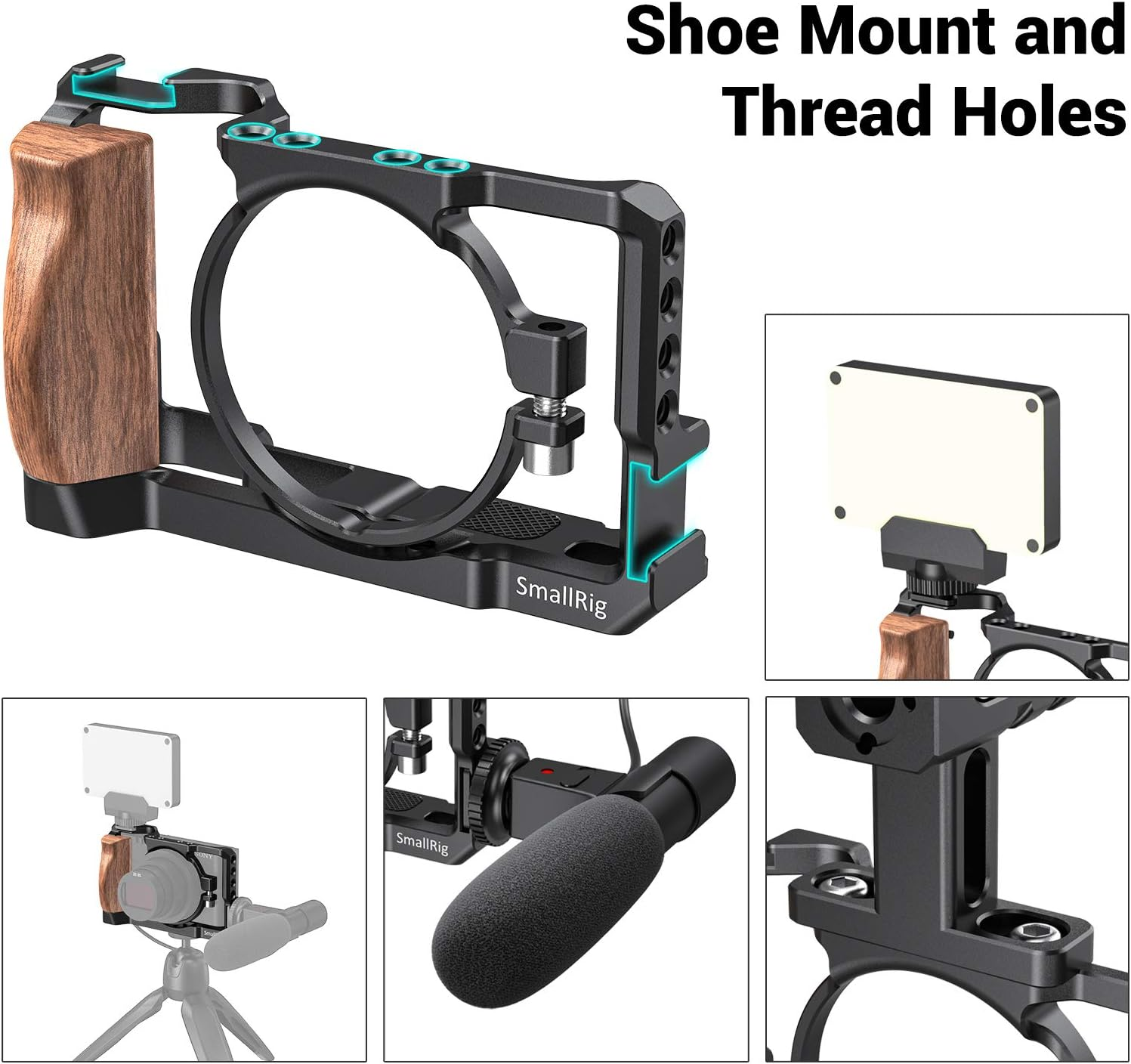 SMALLRIG Cage for Sony RX100 VII and RX100 VI Camera - CCS2434 image number 6