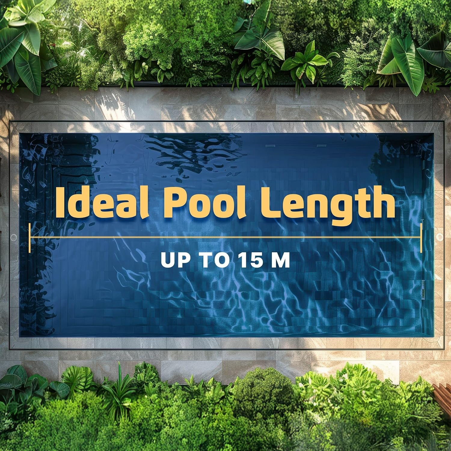 Dolphin M400 Combined Brush Robotic Pool Cleaner with Caddy, up to 210Min Cycle, Clean Floor, Walls, Waterline up to 15M Pool with Dual-Drive Motor, Ultra-Fine Filter, All-Terrain Brush - Robot Vacuum