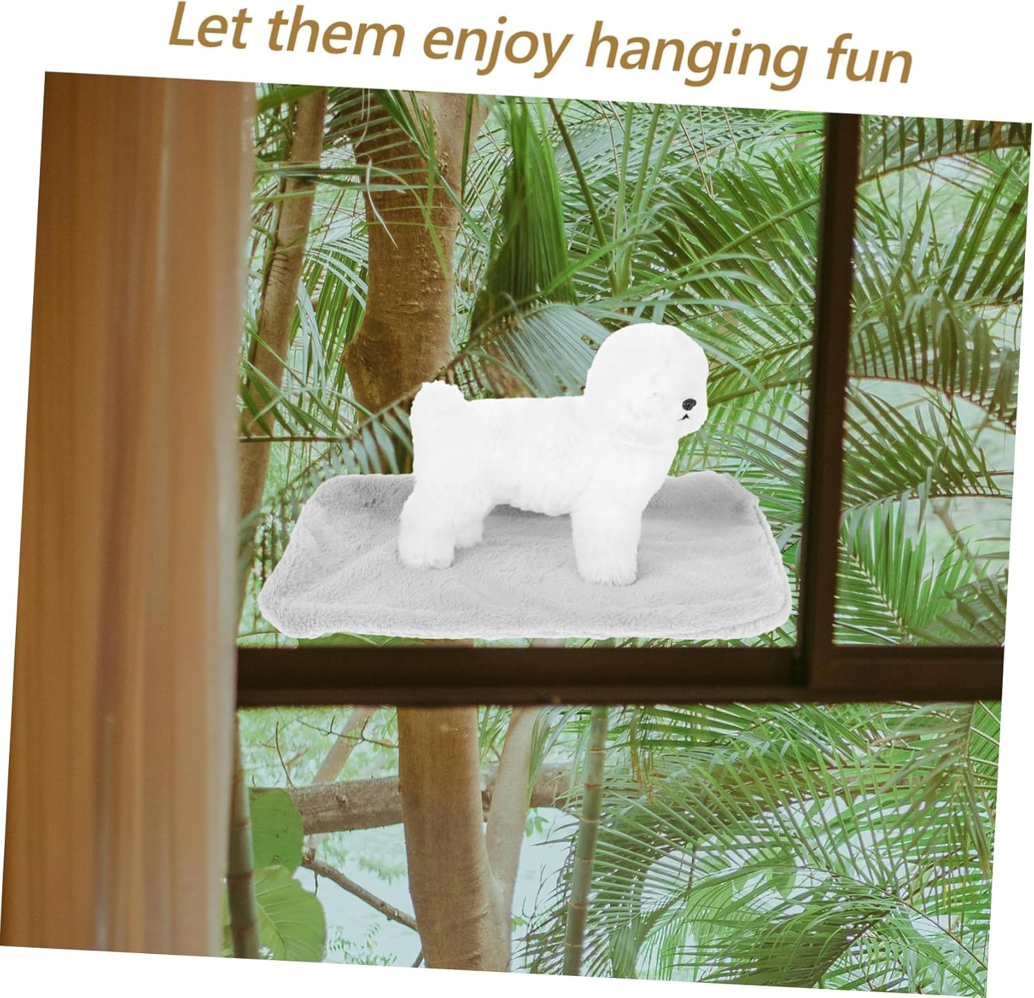 TOYANDONA Cat Perch Replacement Cover Foldable Hammock Sleeve for Indoor Cats Easy Clean image number 3