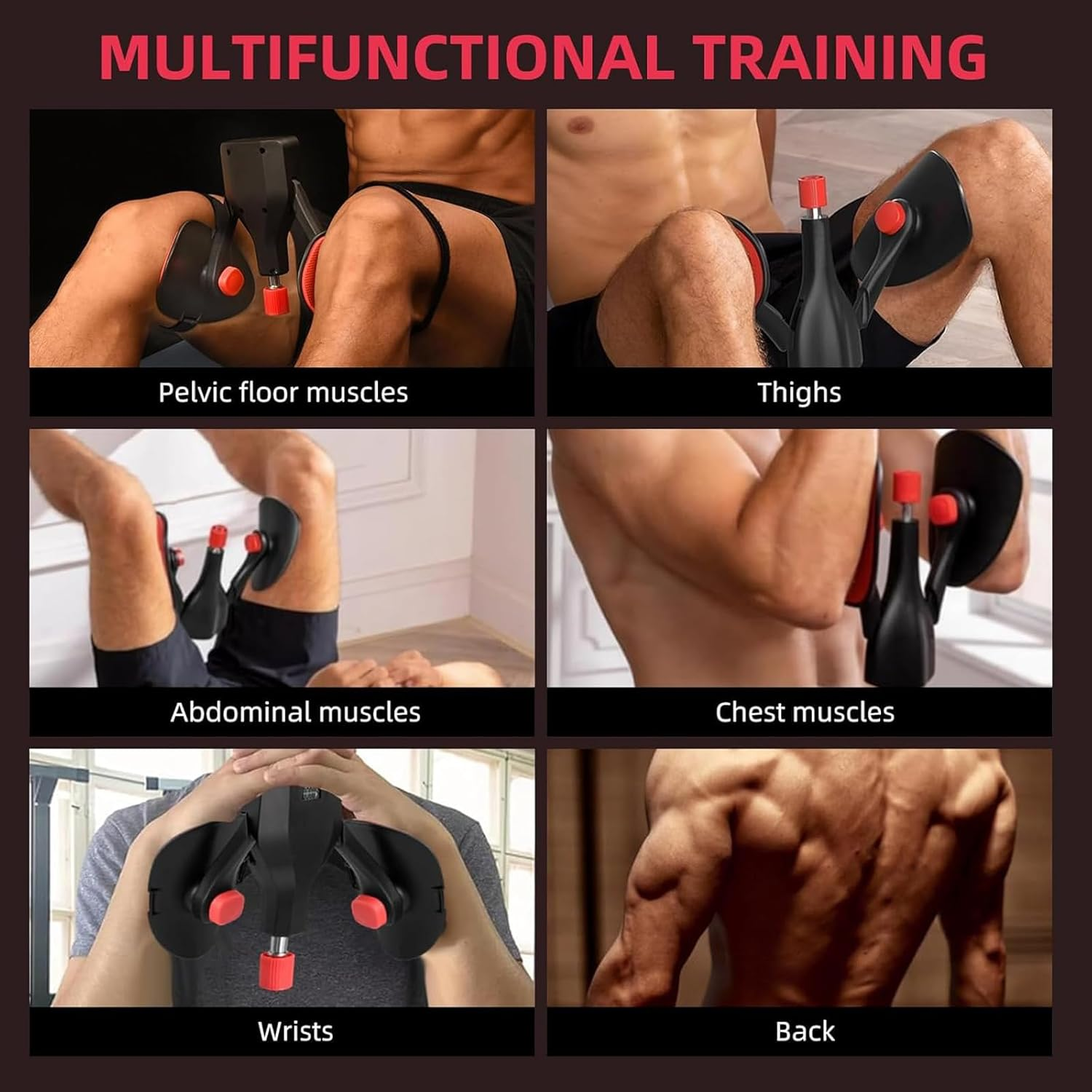 Thigh Master 77 LB Adjustable Resistance, Leg and Inner Thigh Exercise Equipment with Counter, Kegel Exerciser, Pelvic Floor Trainer, Hip Trainer for Home Workout image number 2