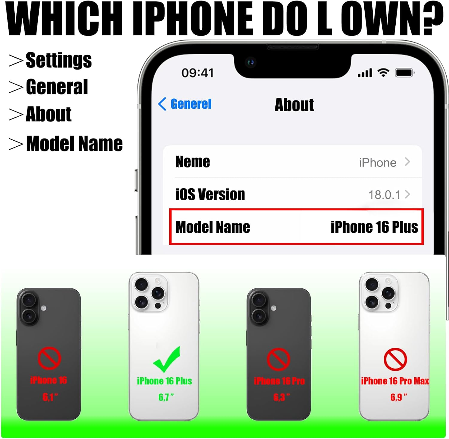 Zouzt Case for Iphone 16 plus 6.7 Inch, Shockproof PU Leather Mobile Phone Case, Flip Case with Card Holder and Stand Function, Card Slot, Magnetic Closure, Flip Leather Wallet Cover (Black)