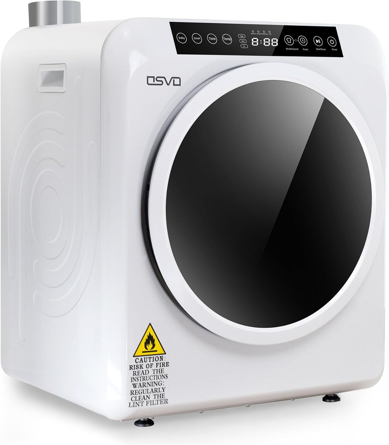 Clothes Dryer Machine 6Kg, with Digital Panel Fully Automatic Tumble Dryer for Home Indoor Laundry image number 2