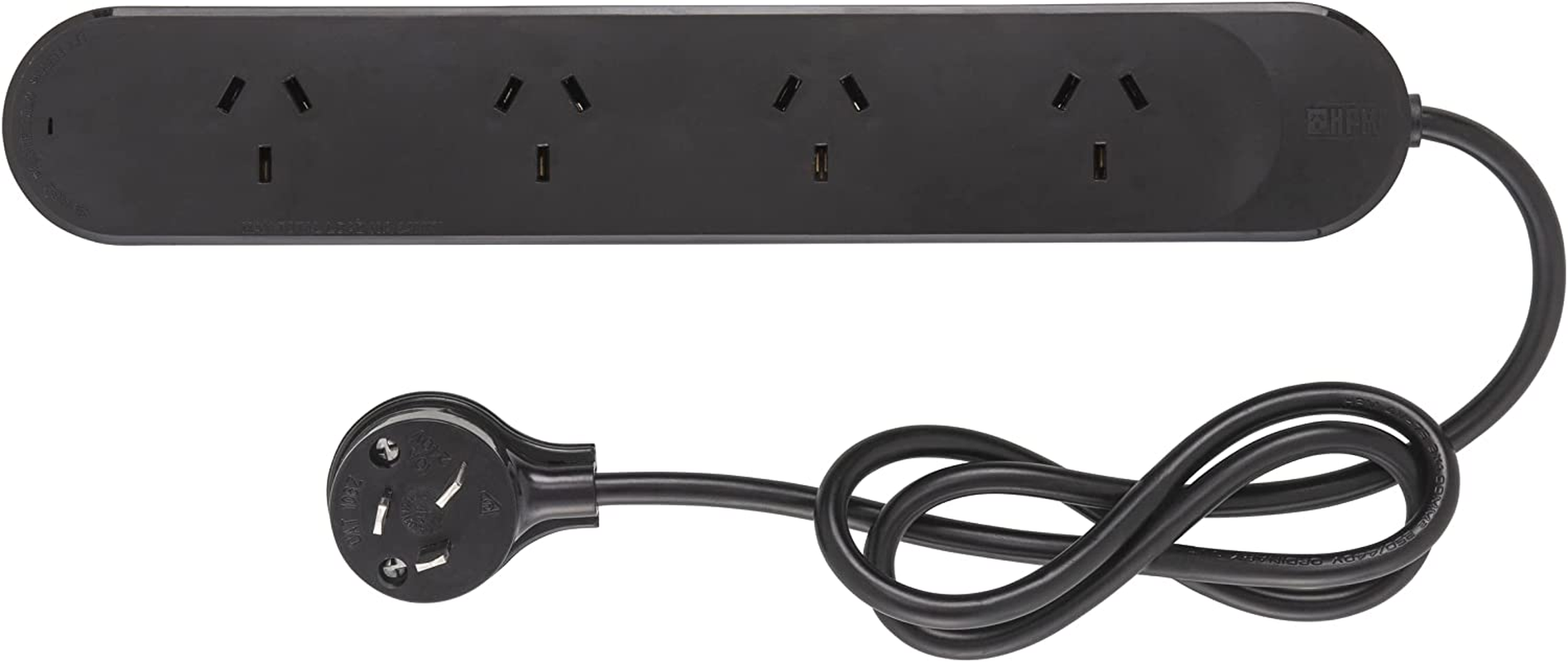 HPM 4 Outlet Surge Protected Powerboard image number 1