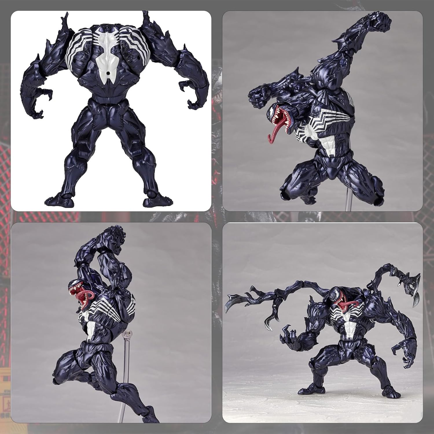 Venom Diamond Select Toys Action Figure - 18 Cm Model Toy with Removable Table Decorations - Children'S Toys image number 4