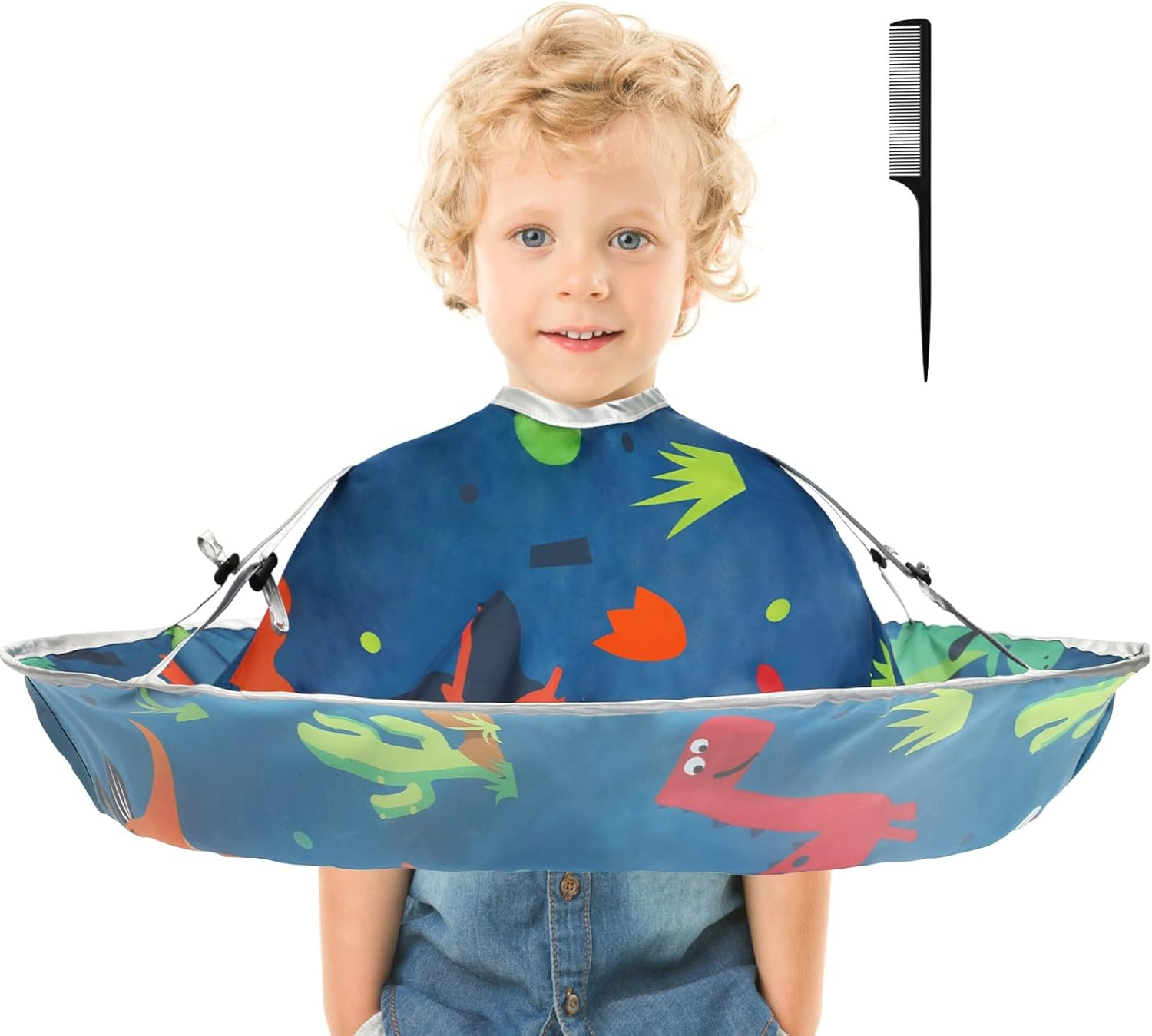 JANYUN Friseurumhang Erwachsene, Haarschneideumhang Verstellbarer Friseur Umhang Barber Cape image number 4