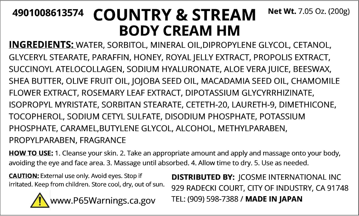 Country & Stream Body Cream HM image number 2