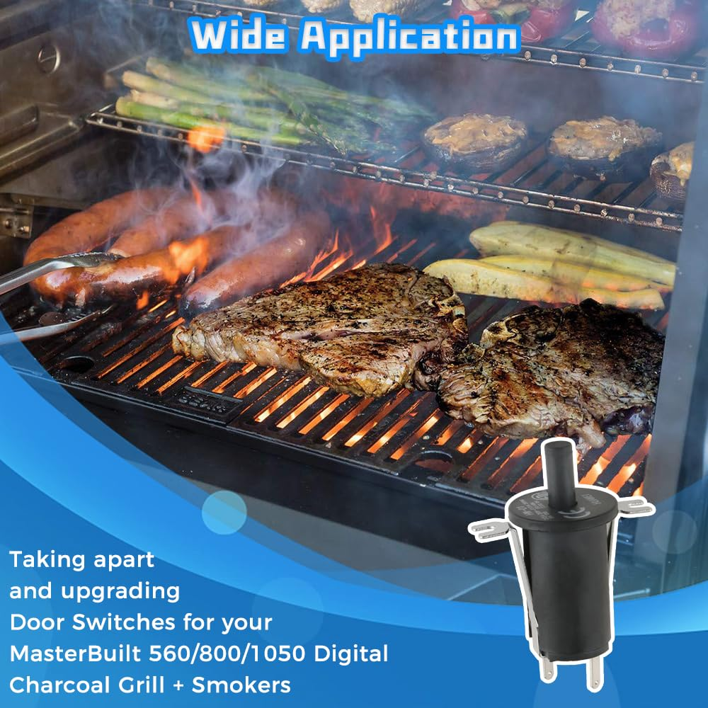 Dophee 3 PCS Hopper Lid/Door Switch Kit, Replacement Part for Masterbuilt Gravity Series 560/800/1050 XL and Digital Charcoal Grill and Smoker image number 3