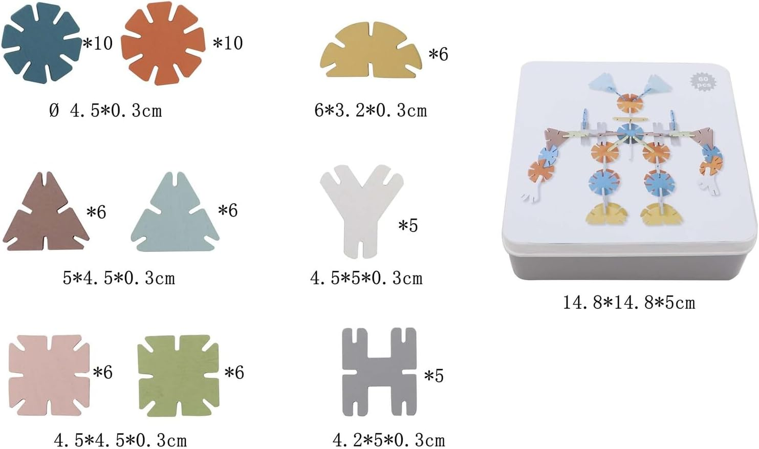 Kaper Kidz Calm & Breezy Connector Disk in Tin Box image number 1