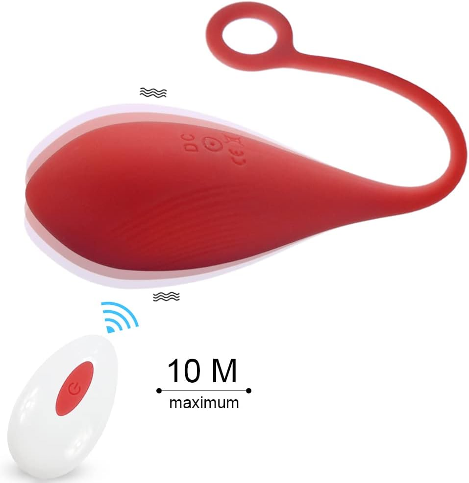 10 Modes Powerful Bullet Stick Massage Ball Electric Handheld Personal Bullet Tool for Foot Relax, Quiet Waterproof Bullet Massage Rod Women Pleasure Soft Toys, Delivery Fast, Mini Size (Red) image number 6