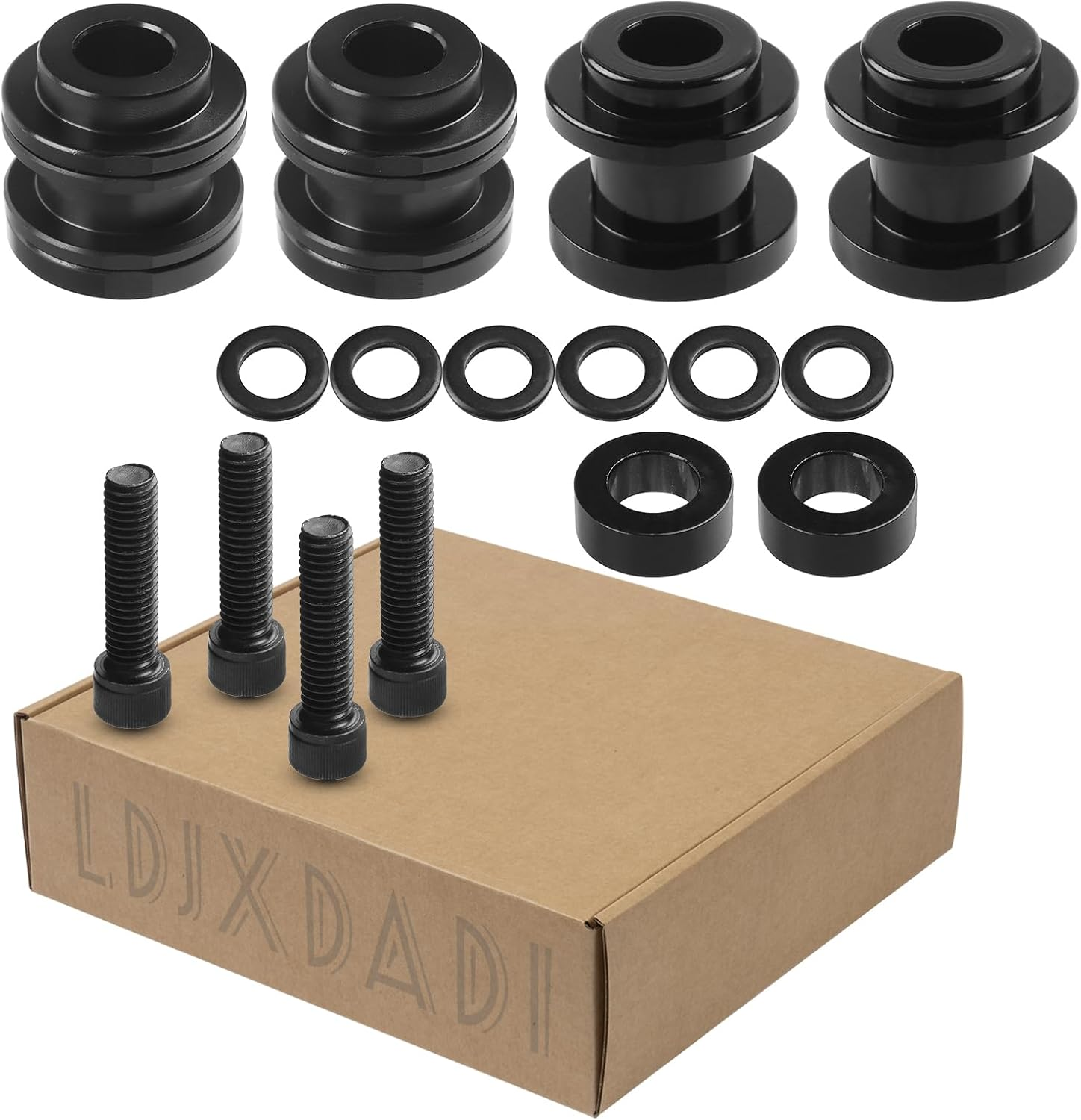 Holdfast Sissy Bar Docking Hardware Kit Compatible with Harley Softail Deluxe Low Rider Fat Boy Street Bob Fat Bob FXFB FLDE FXBR FLHC FLSB FLSL FXBB FXLR 2018-Up（Chrom）