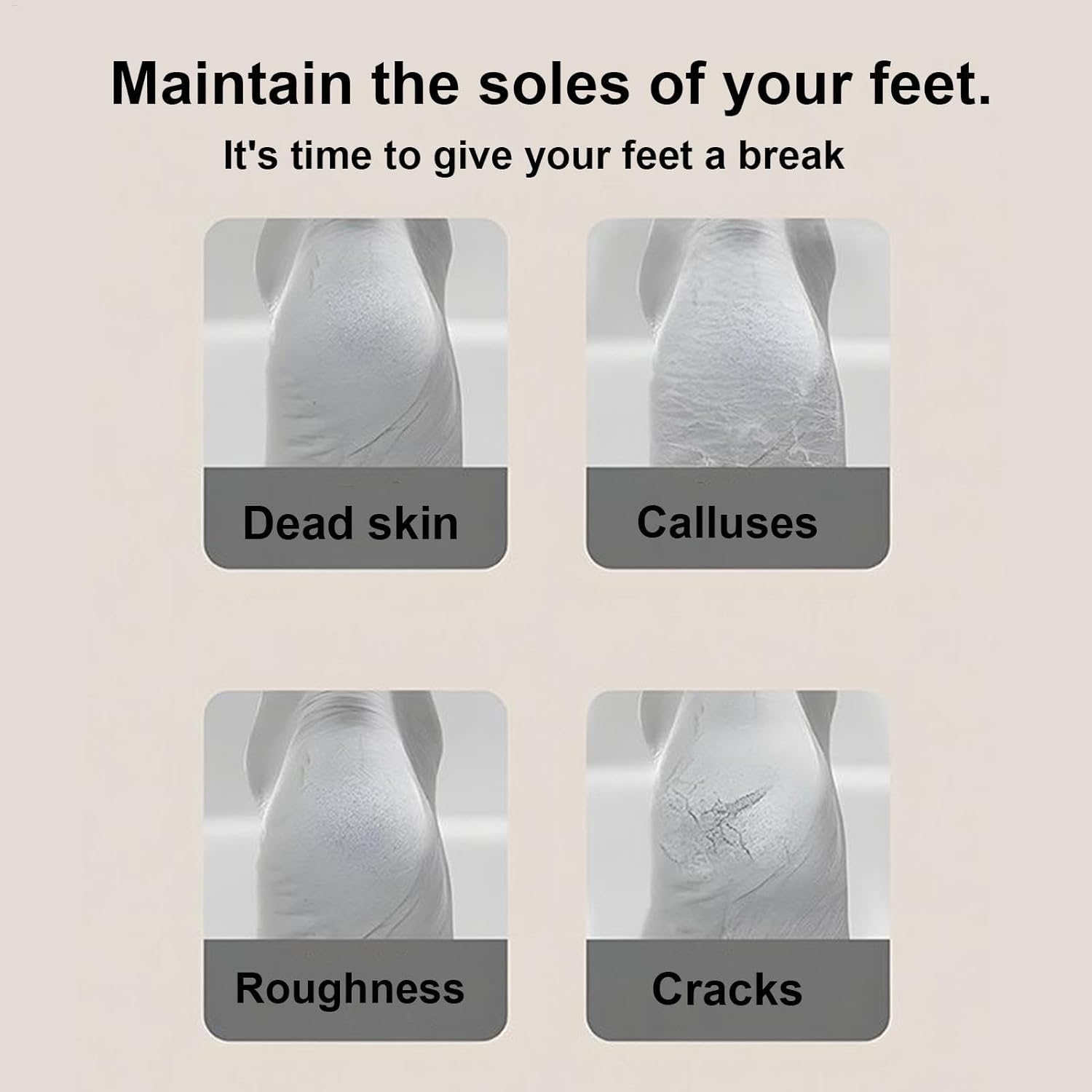 Electric Foot Callus Remover, Rechargeable Pedicure File, Portable Tool with Adjustable Speed, 5.31X1.38X1.38 Inches, for Hard Cracked Dry Skin Removal