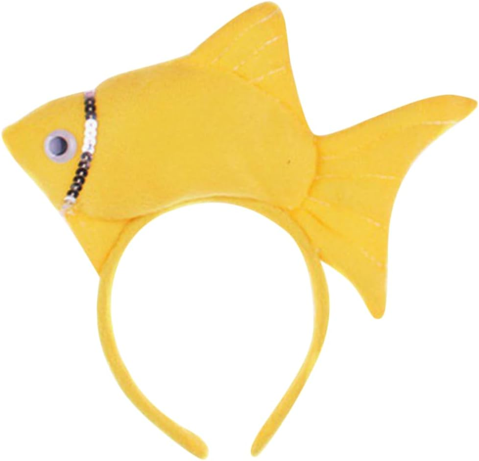 Baluue Cartoon Fish Headband Kids Party Hair Accessory Cosplay Headdress Cute Animal Shaped Hair Hoop for Festivals and Everyday Wear image number 2