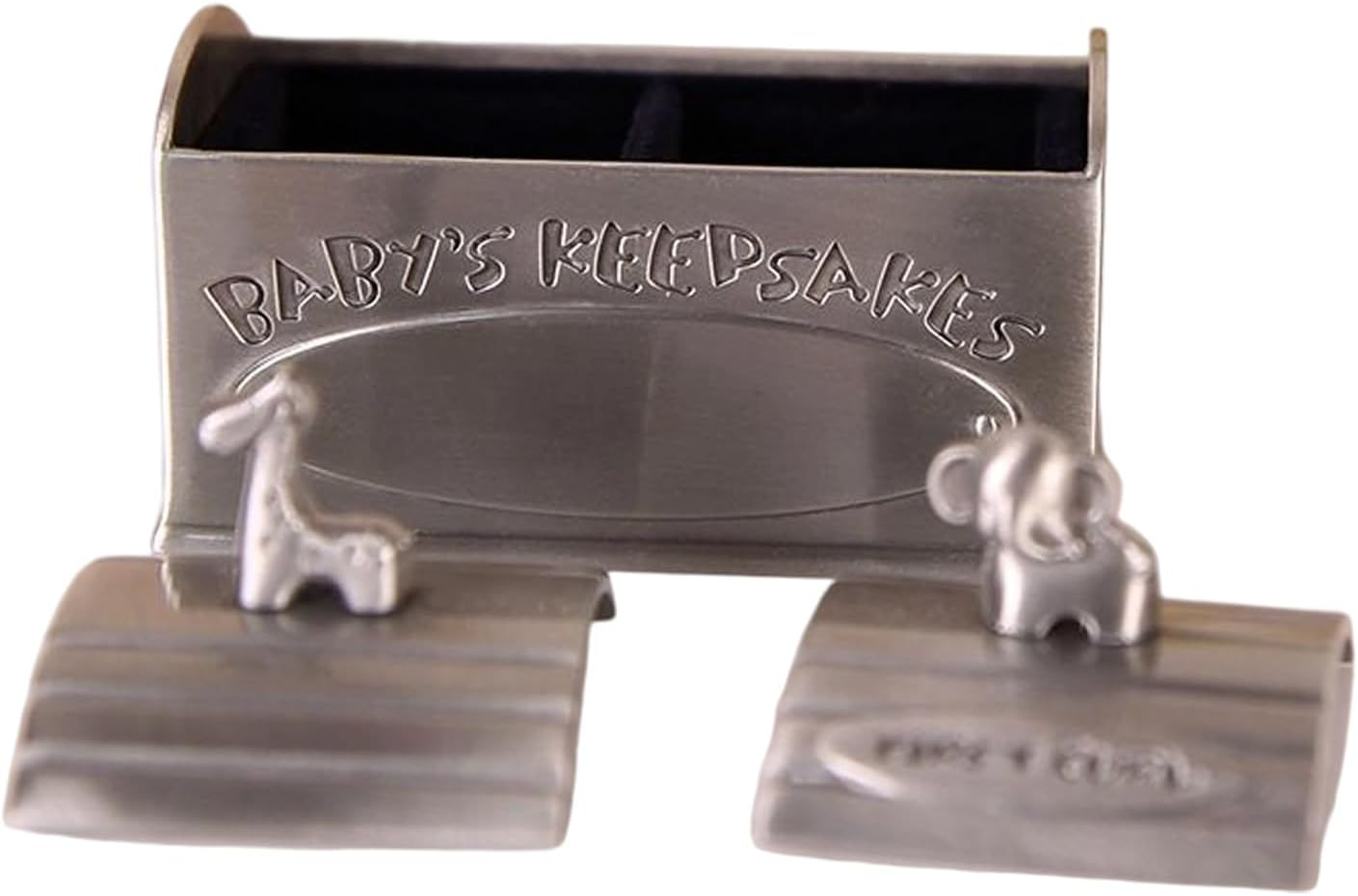 Tooth Keepsake Box - 6.2X3.5X4.7Cm Adorable Animal Design Teeth Keepsake Box Zinc Alloy - Luxurious Elegant Memory Tin for Children Toddler Girls Baby Kid Birthday Shower