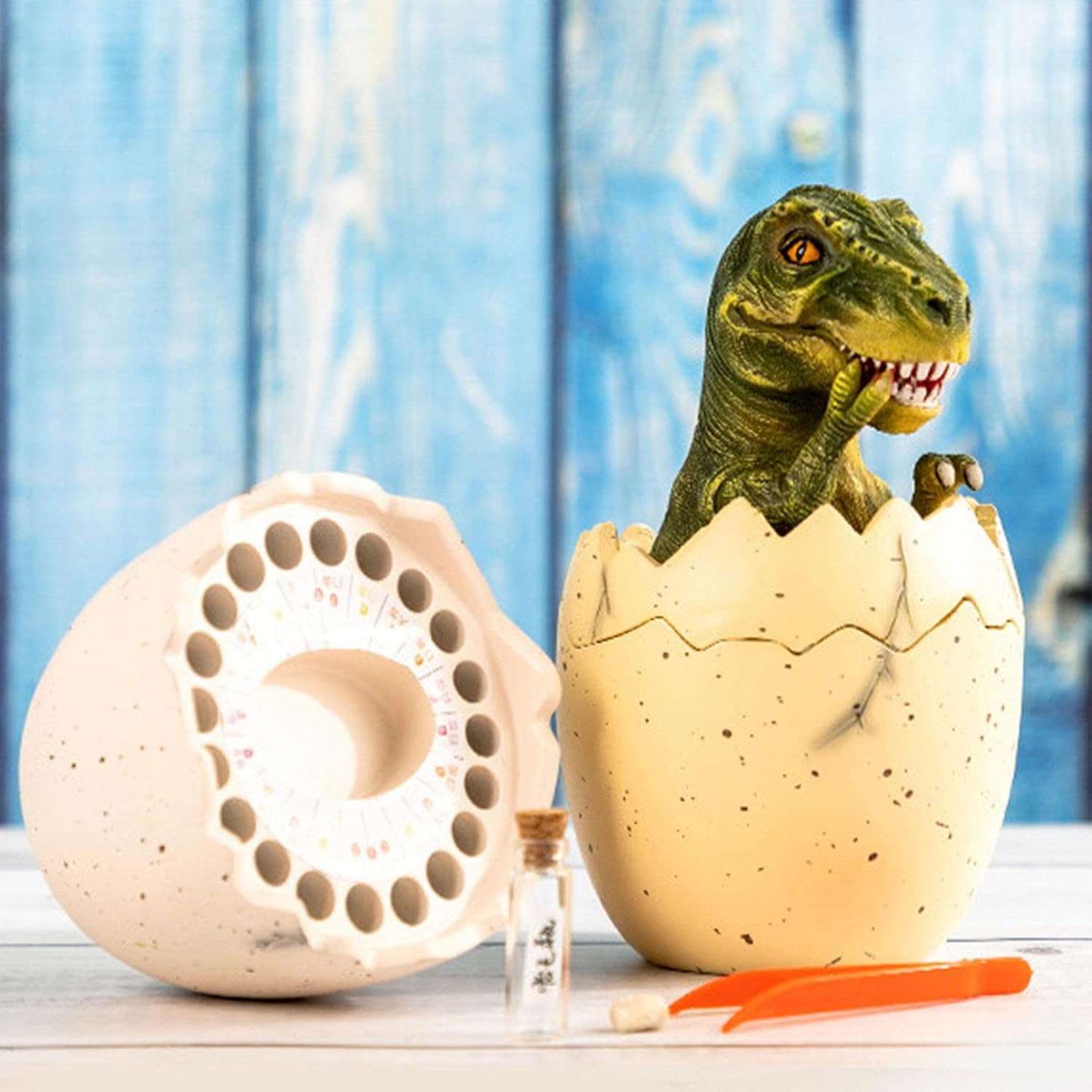 Baby Tooth Box - Dinosaur Tooth Memory Box, Kids Milk Tooth Storage Organizer | Cute Baby Tooth Chest, Toddler First Tooth Case, Tooth Holder Gift for Boys Girls, Childhood Keepsake Collection image number 2