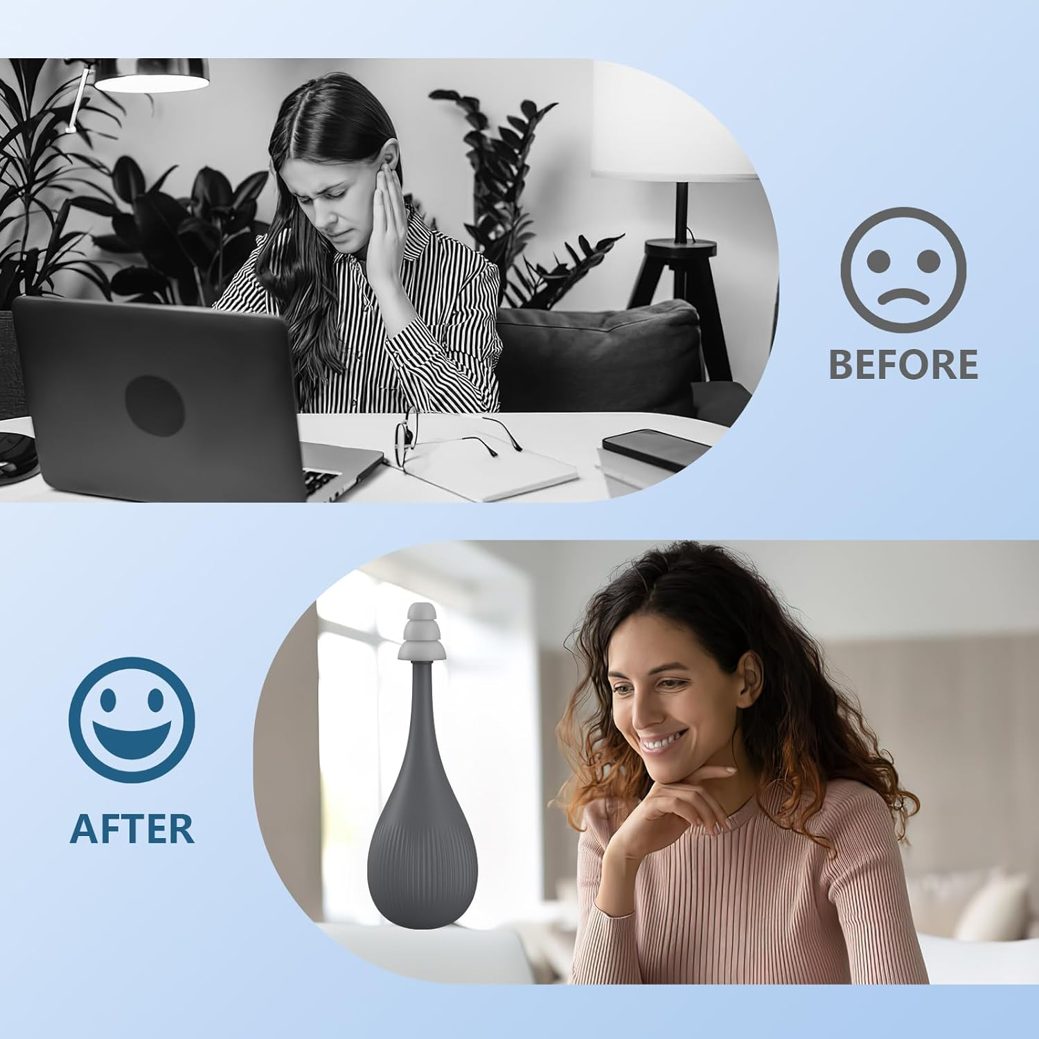 Ear  Ressure  Elief Device, Naturally  Educe Tension,  Ressure & Pulsating Symptoms through Inner Ear  Ressure Balance image number 3