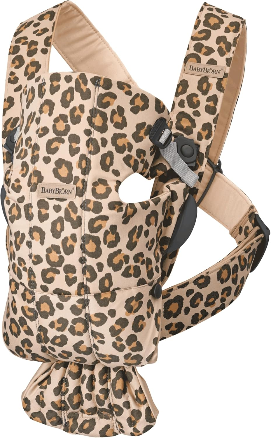 Babybj&ouml;rn Baby Carrier Mini, Cotton, Beige/Leopard, 1 Count image number 4