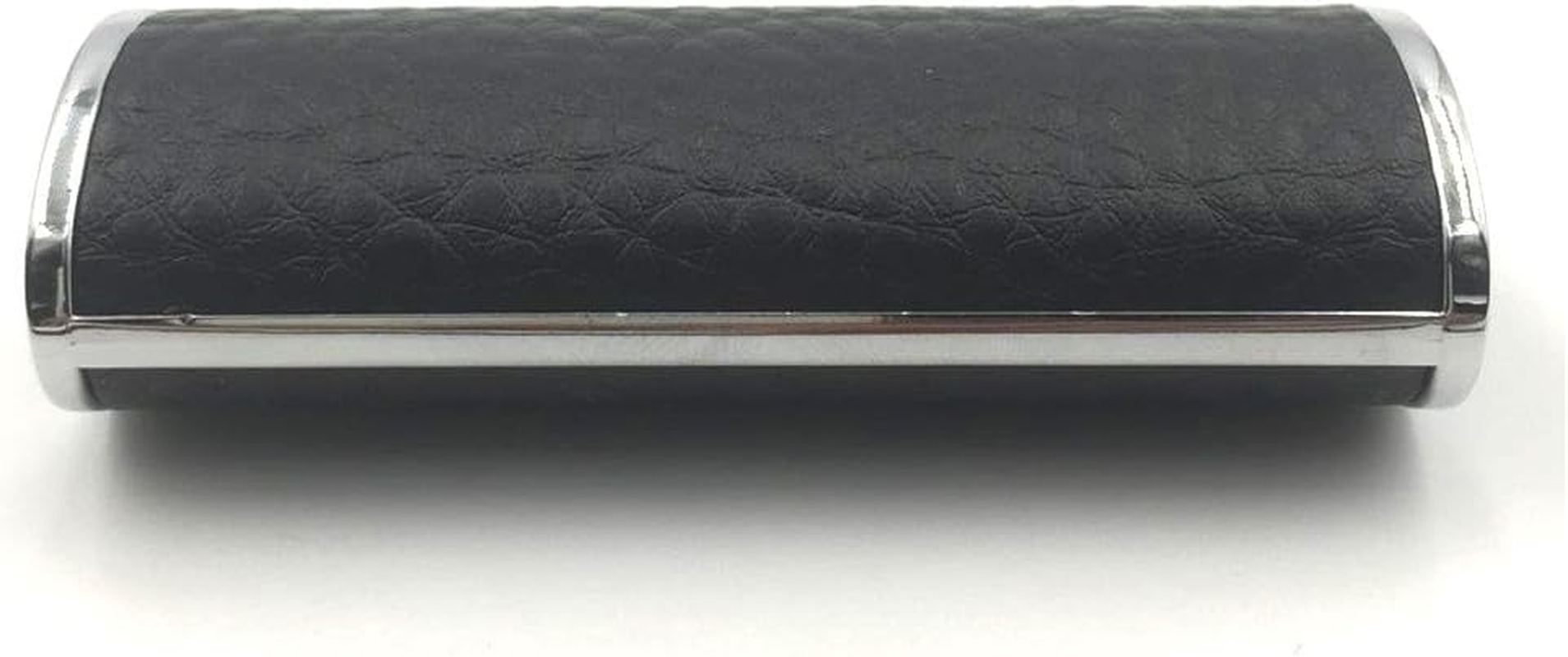 Metal Black Leather Lighter Case Cover Hold - Brown image number 5